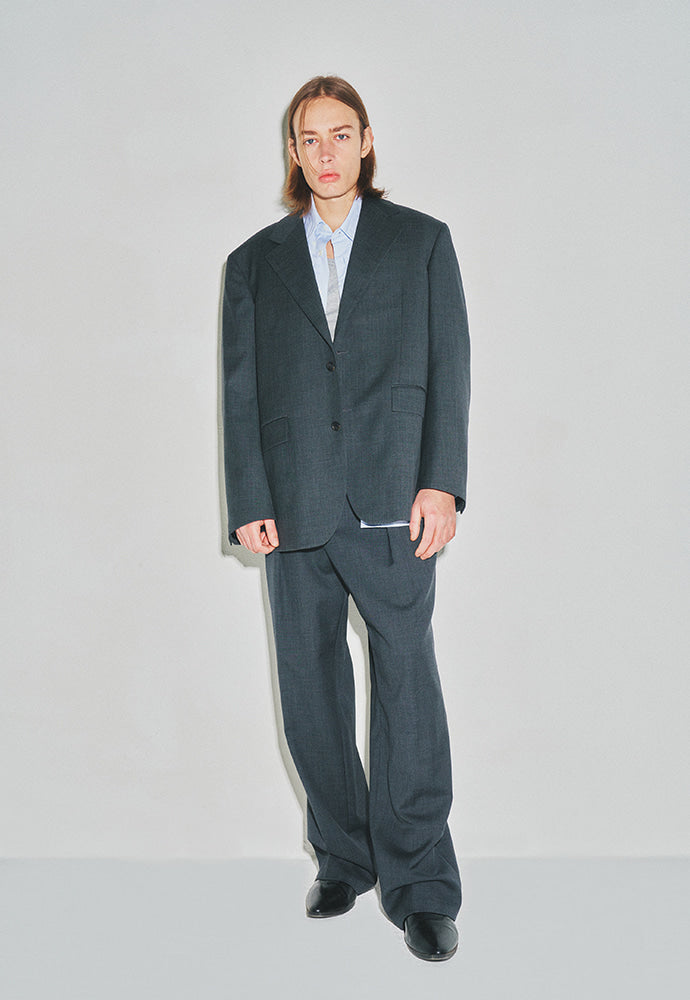 Tonywack - Relaxed Fit Tailored Blazer (Grey) product image 5 | TRAB K-Fashion Australia
