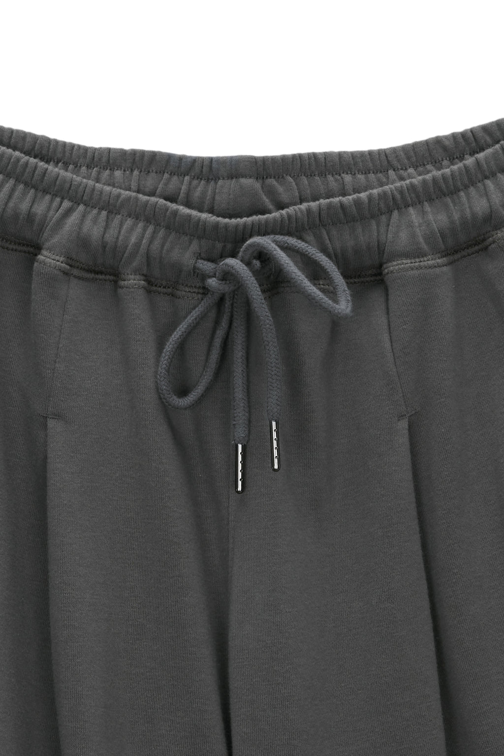 Matin Kim - Stitch Label Half Sweatshorts (Charcoal) product image 3 | TRAB K-Fashion Australia