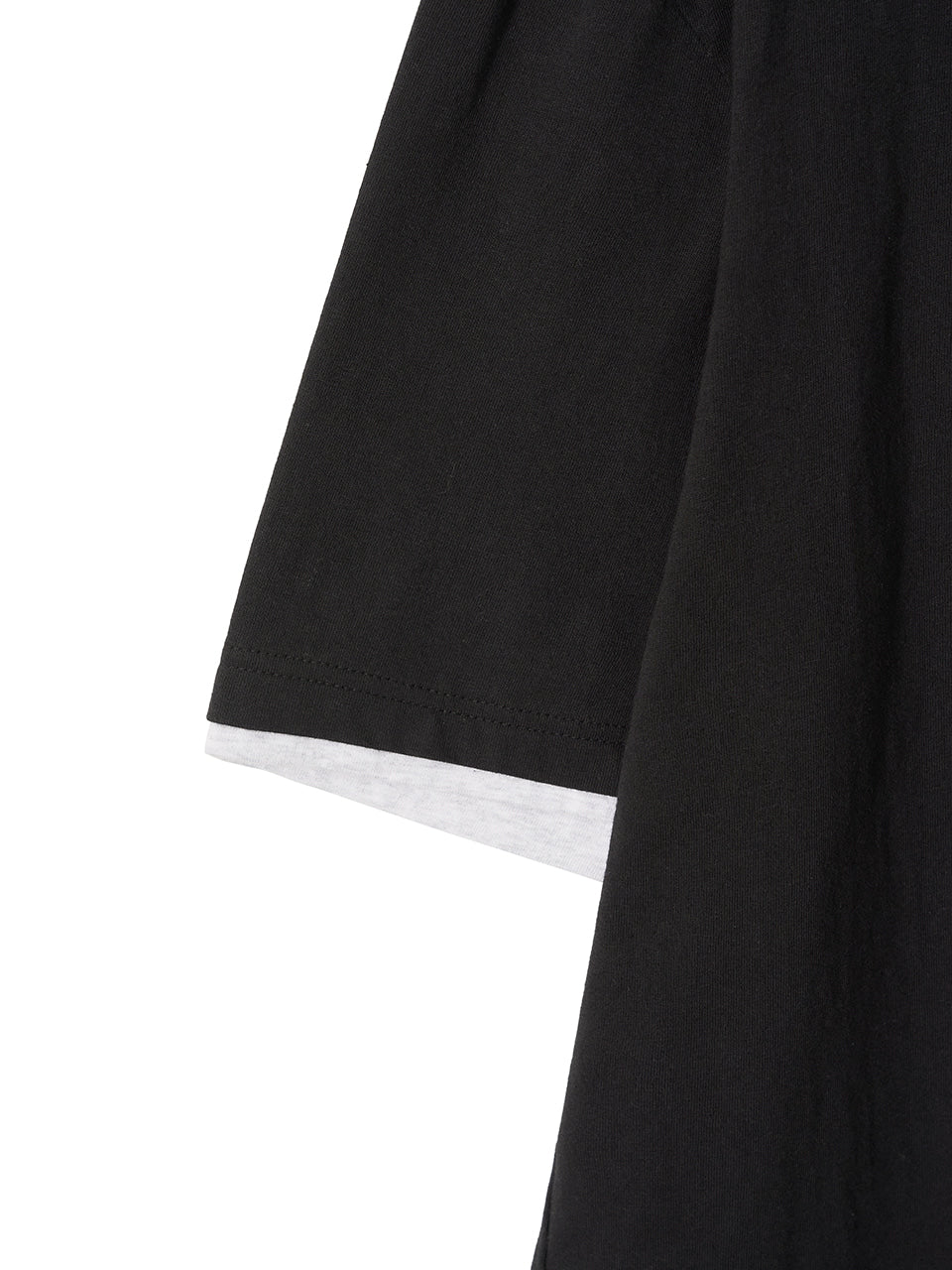 Kijun - Double Layered Tee (Charcoal) product image 10 | TRAB K-Fashion Australia