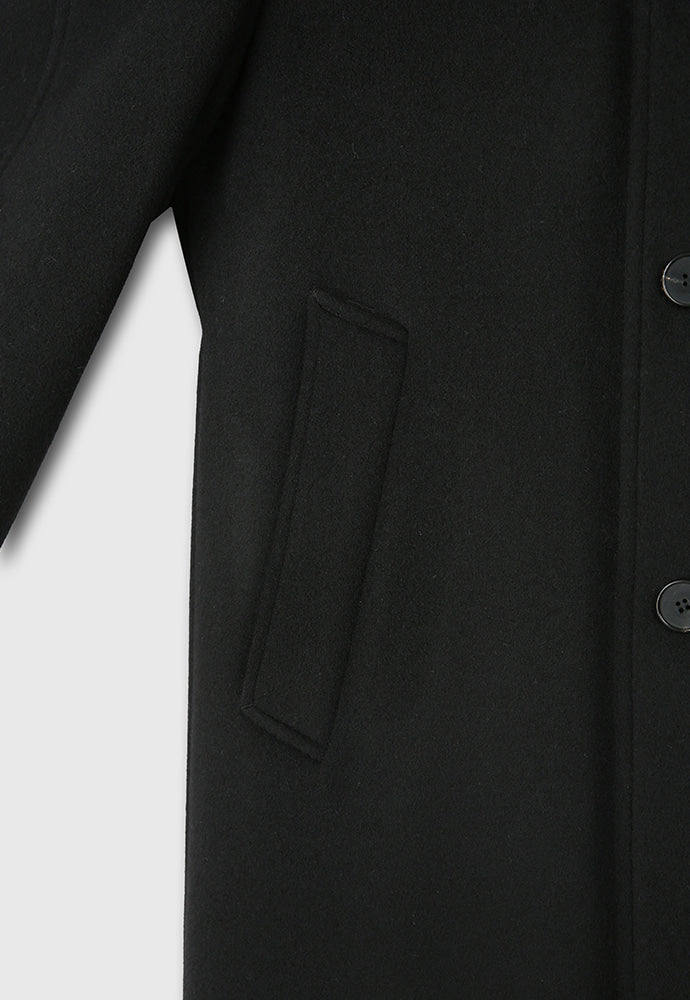Tonywack - Cashmere Bal Collar Tailored Coat (Black) product image 13 | TRAB K-Fashion Australia