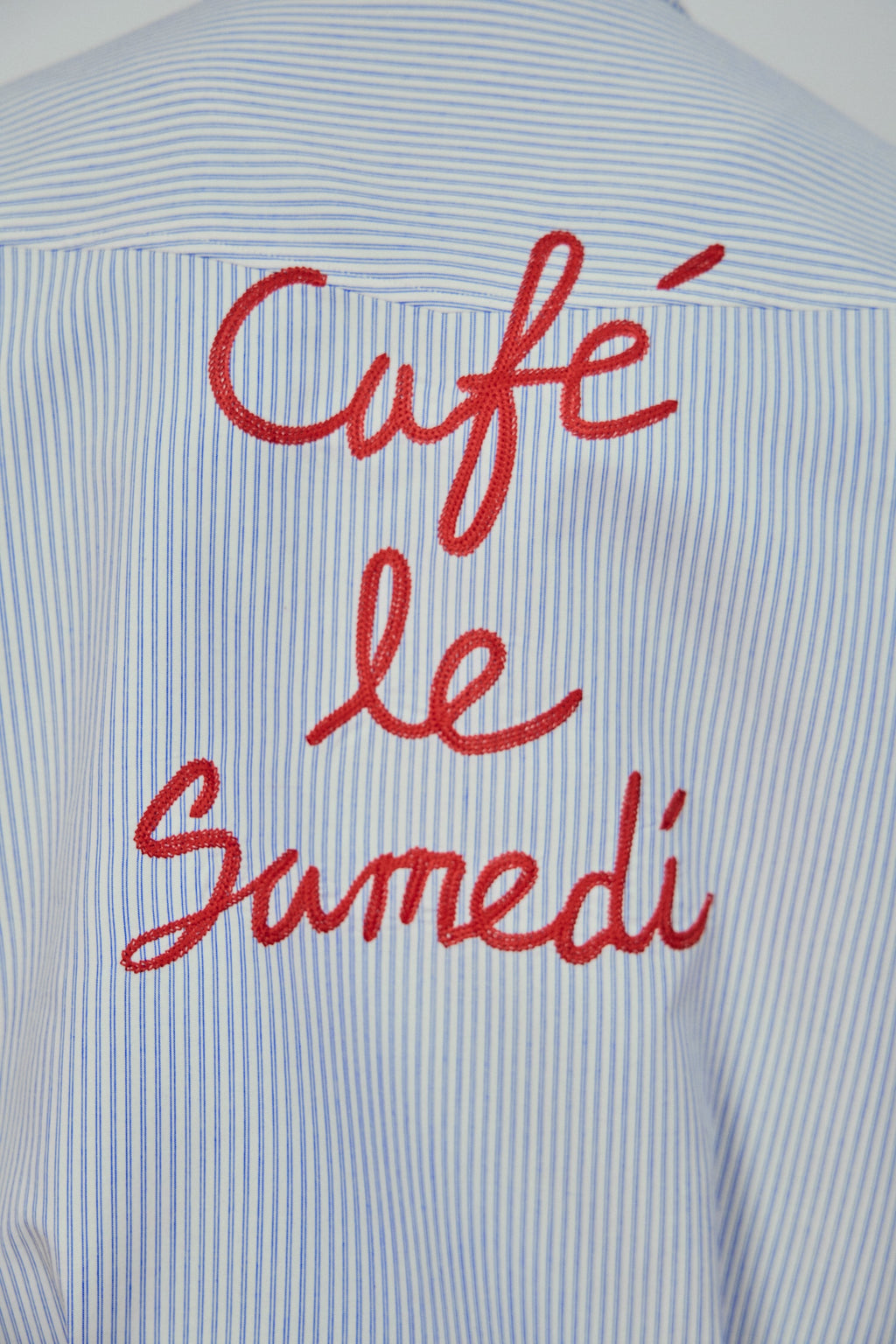 Stu - Embroidery Stripe Jacket Sky (Blue) product image 17 | TRAB K-Fashion Australia