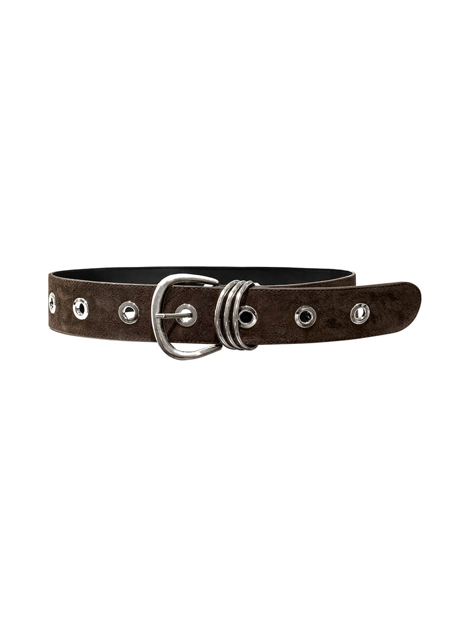 Margarin Fingers - Wide Eyelet Belt (Brown) product image 2 | TRAB K-Fashion Australia