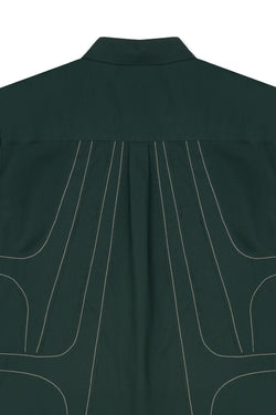 Ioedle - Streamline Short-Sleeve Shirt (Green) product image 1 | TRAB K-Fashion Australia