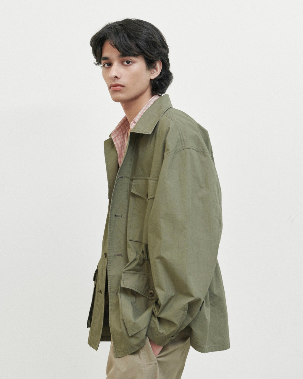 Brownyard - Washed Field Jacket (Olive) product image 2 | TRAB K-Fashion Australia