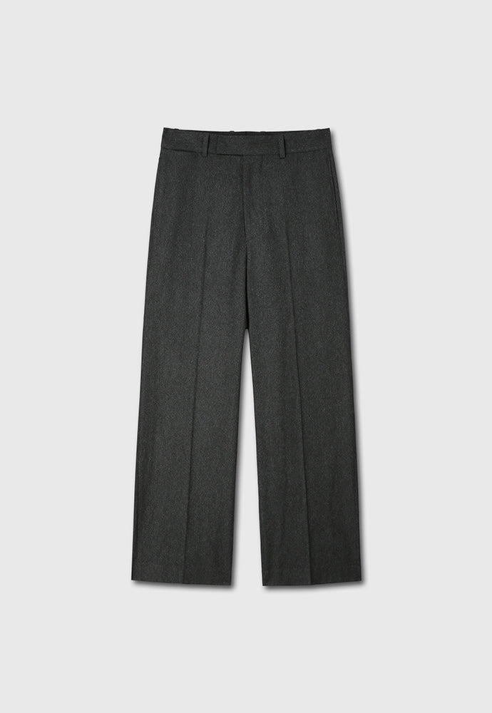 Tonywack - Wool And Cashmere Wide-Leg Trousers (Charcoal) product image 5 | TRAB K-Fashion Australia