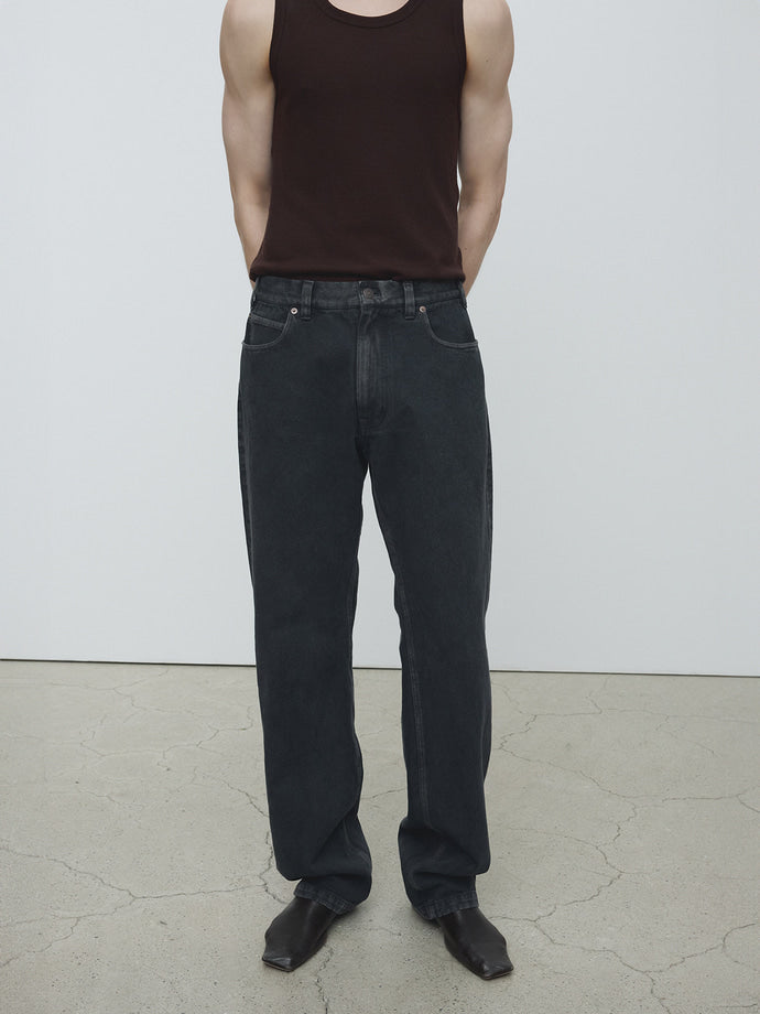 Tonywack - Loose Straight Overdye Denim Jeans (Carbon Pigment) product image 4 | TRAB K-Fashion Australia