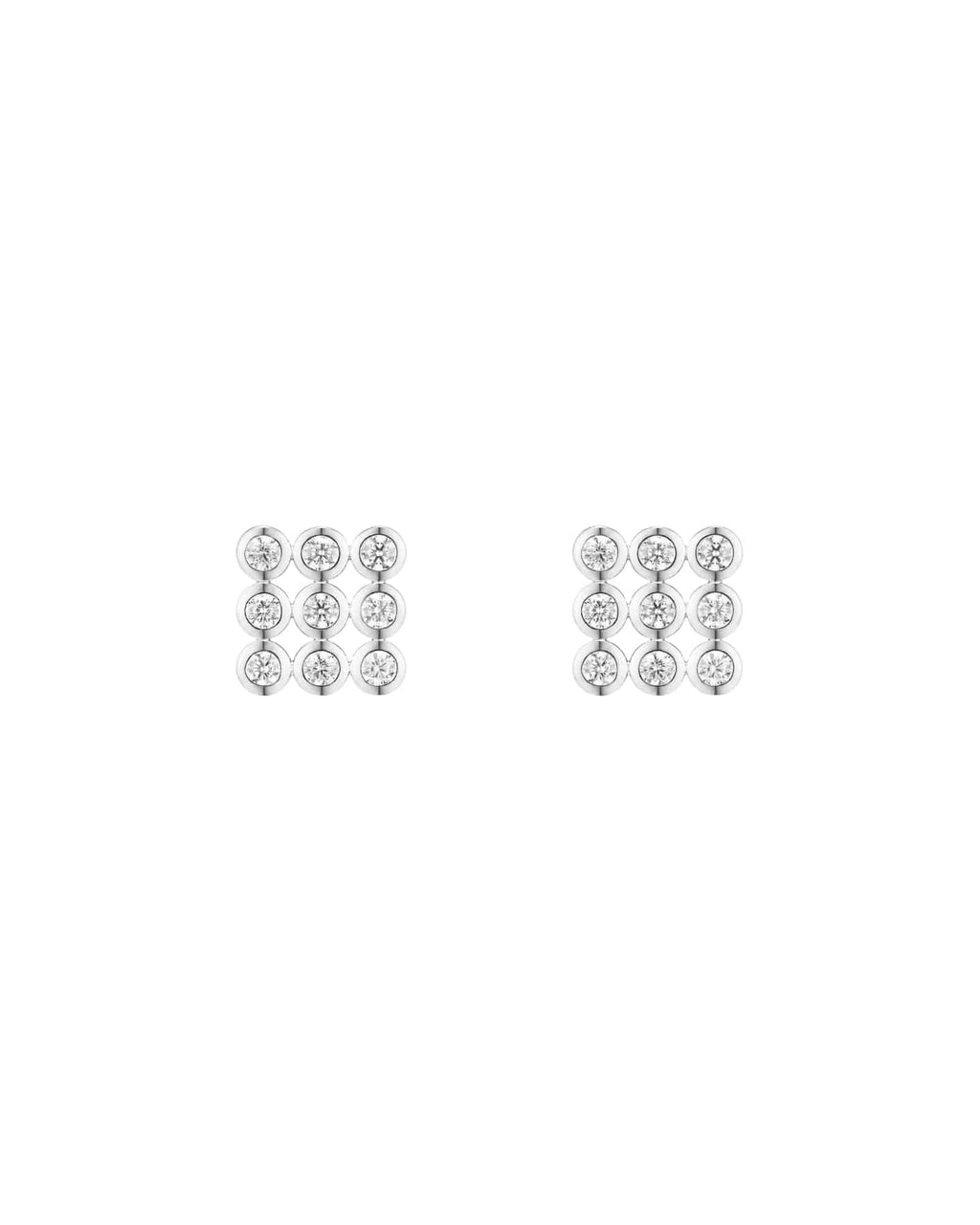 Numbering - Square Cluster Earrings #3325 product image 5 | TRAB K-Fashion Australia