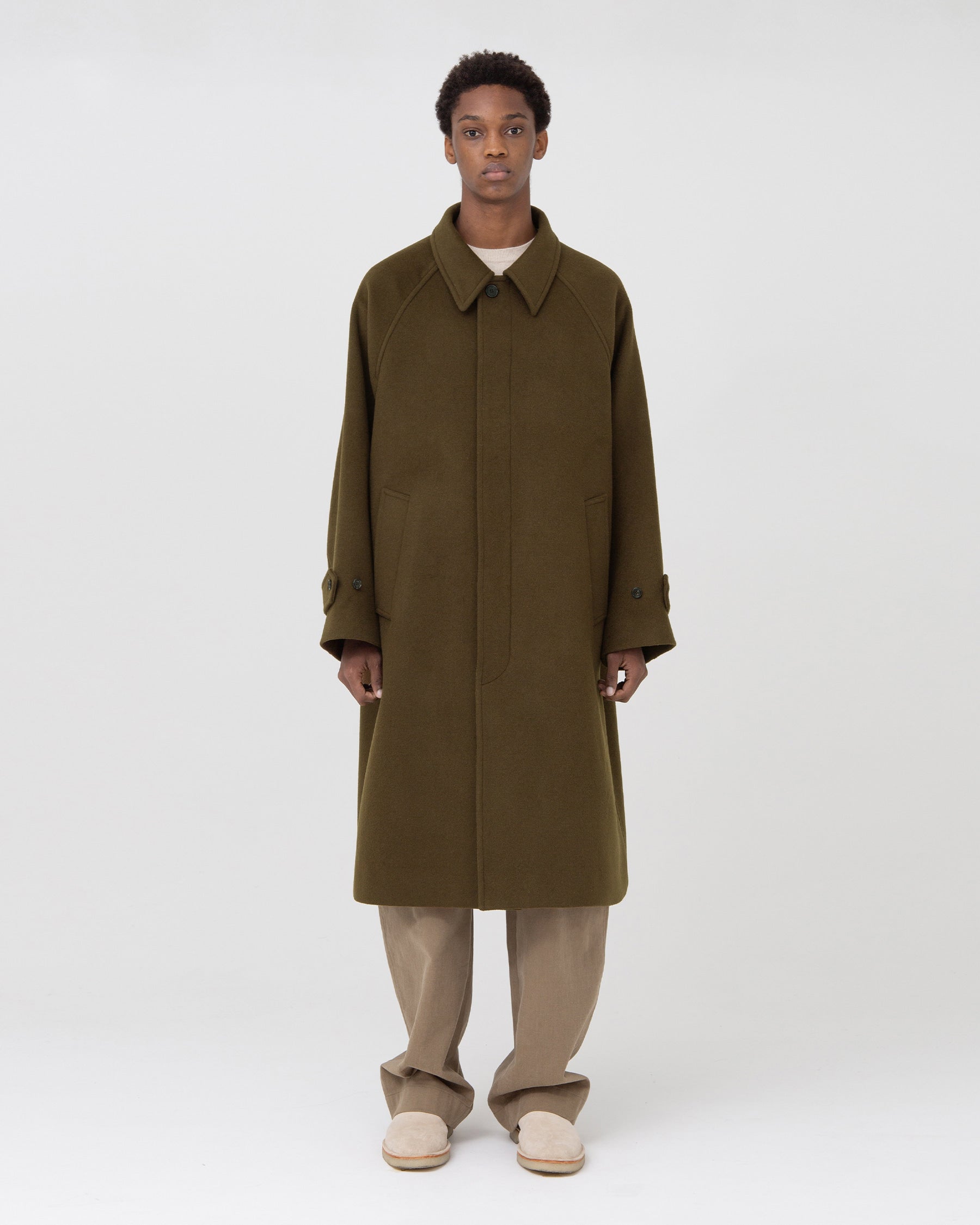 Brownyard - Balmacaan Coat (Mocha) product image 1 | TRAB K-Fashion Australia