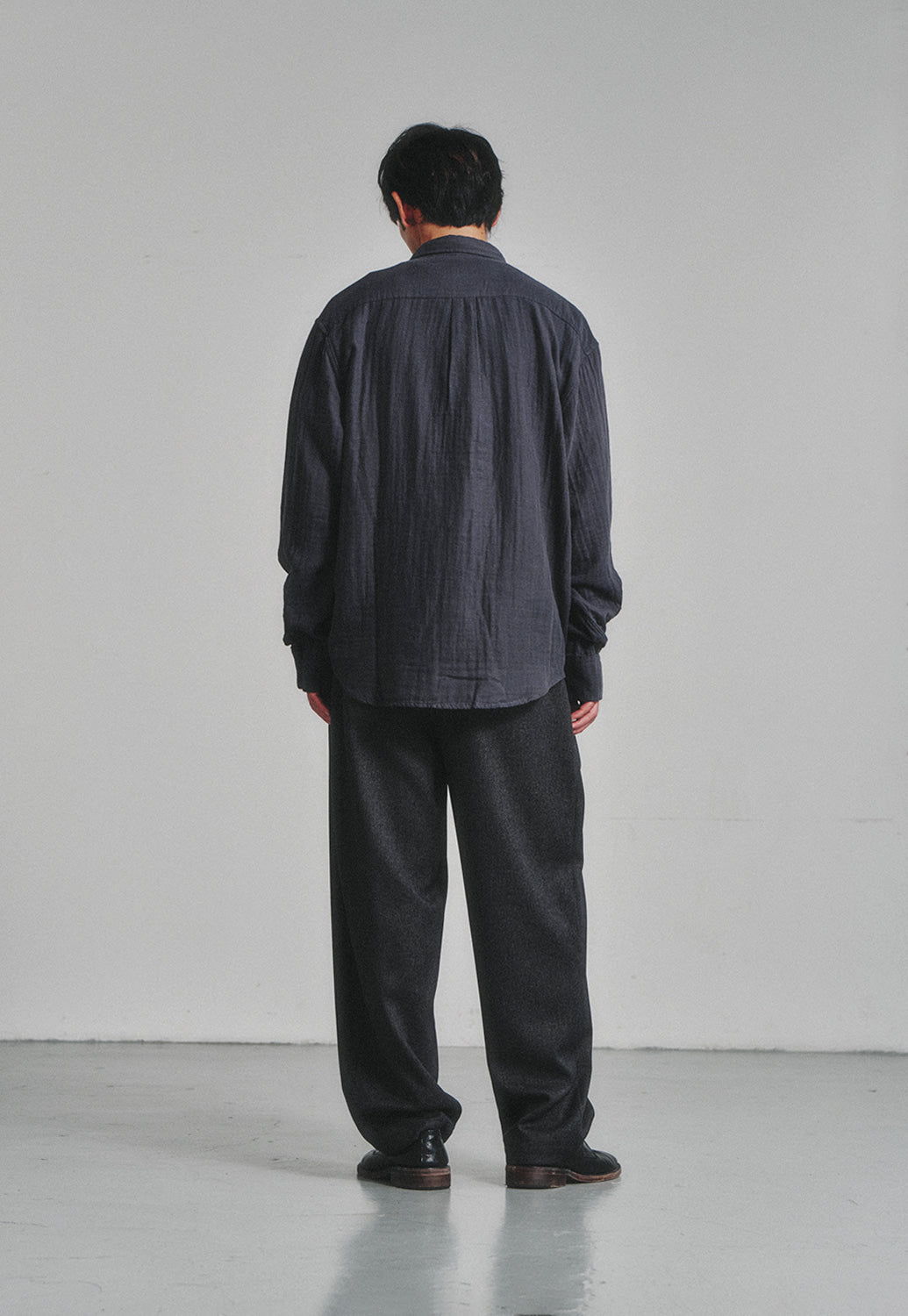 Art if acts - Washed Gauze Shirt (Charcoal) product image 12 | TRAB K-Fashion Australia