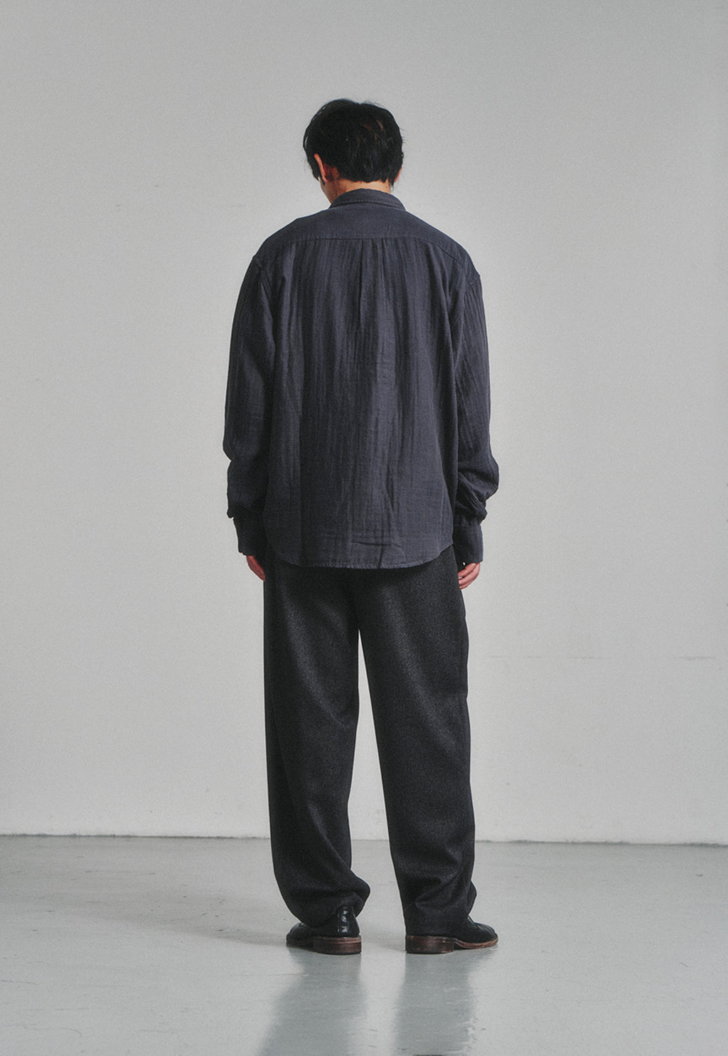 Art if acts - Washed Gauze Shirt (Charcoal) product image 12 | TRAB K-Fashion Australia