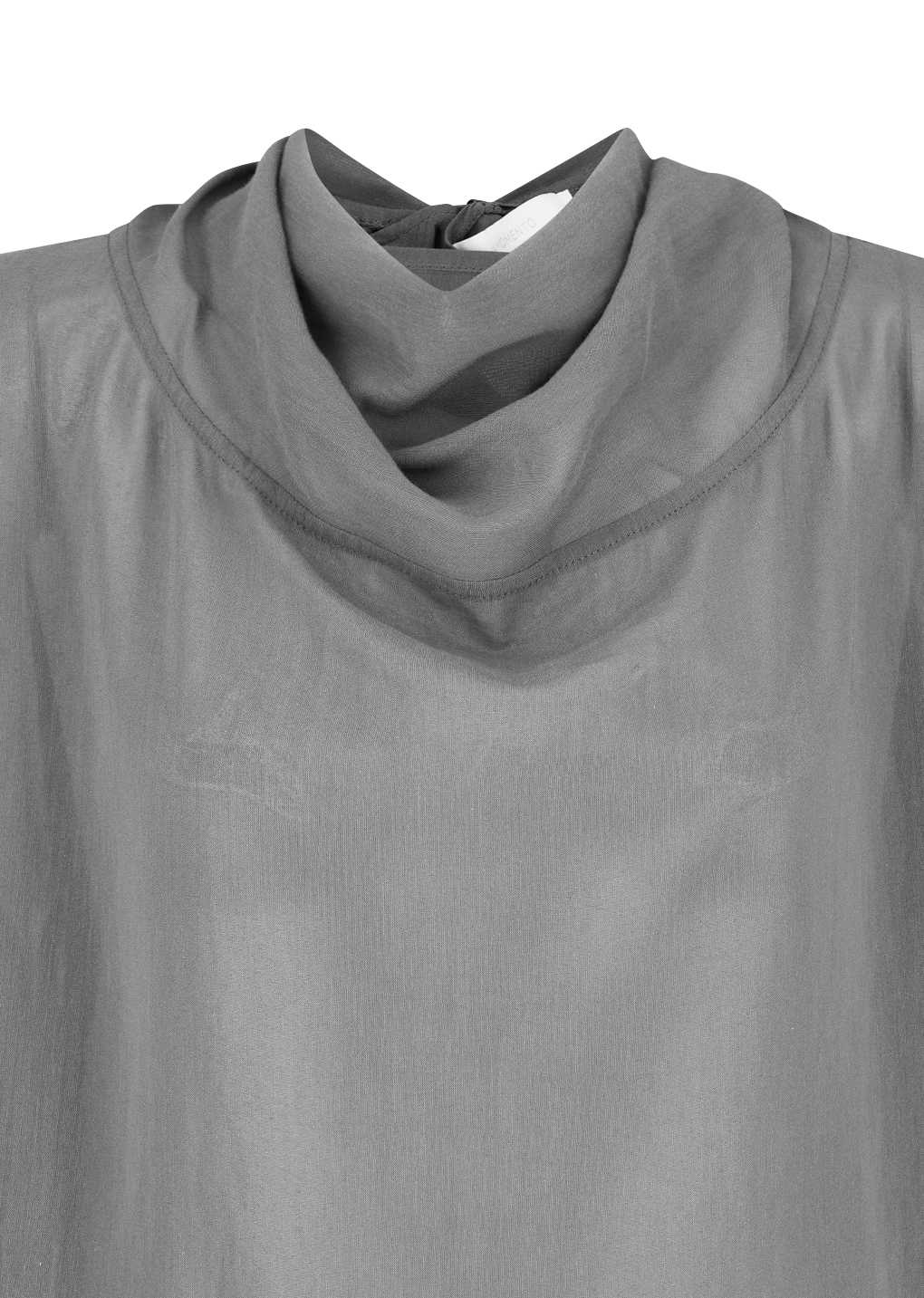 Amomento - Sheer cotton scarf top (Grey) product image 10 | TRAB K-Fashion Australia