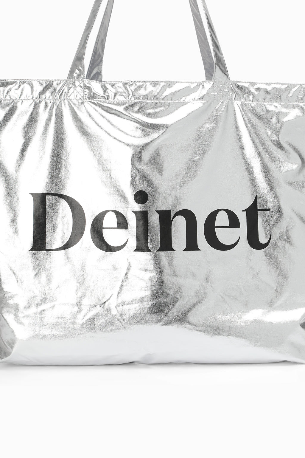 Deinet - Essential Logo Shoulder Big Bag (Silver) product image 9 | TRAB K-Fashion Australia