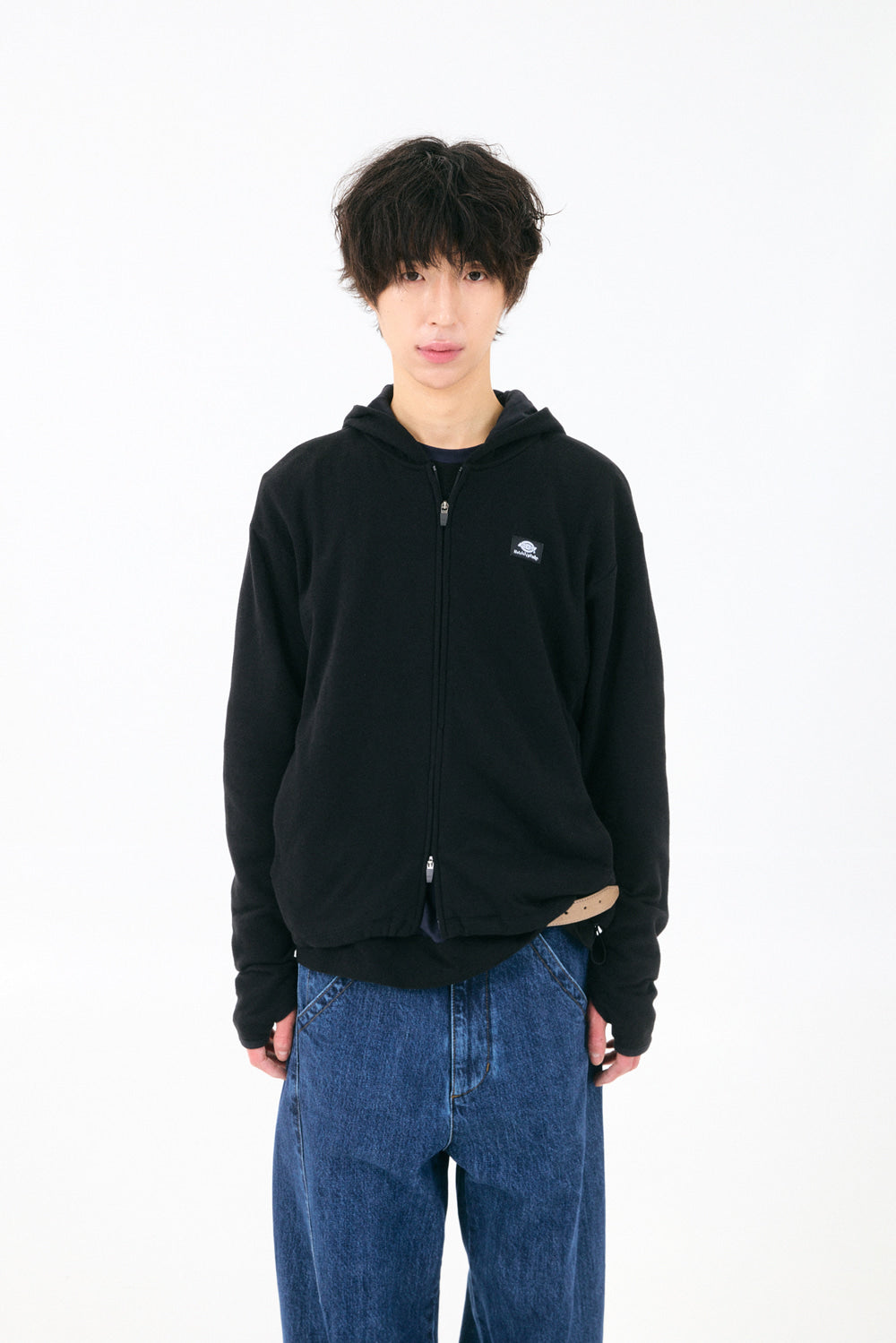 Hatchingroom - Zip Hoodie (Black) product image 11 | TRAB K-Fashion Australia