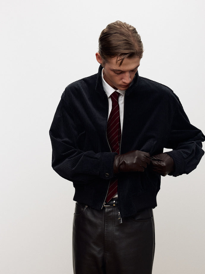 Tonywack - Italian Corduroy Harrington Jacket (Navy) product image 6 | TRAB K-Fashion Australia