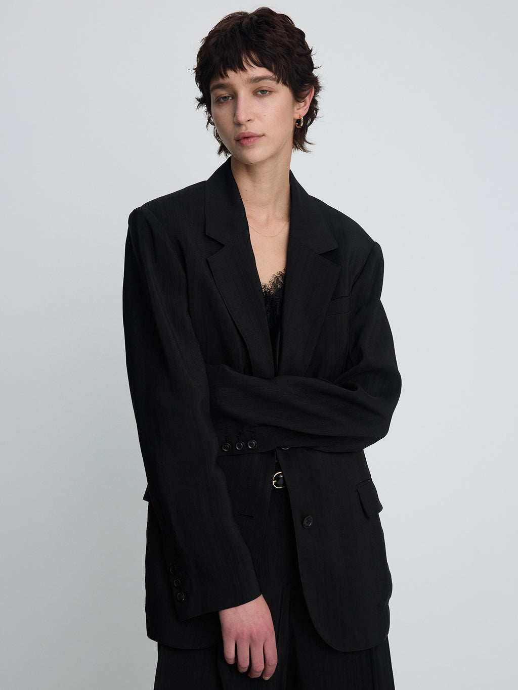 Tonywack - Airy Tailored Jacket (Black) product image 5 | TRAB K-Fashion Australia