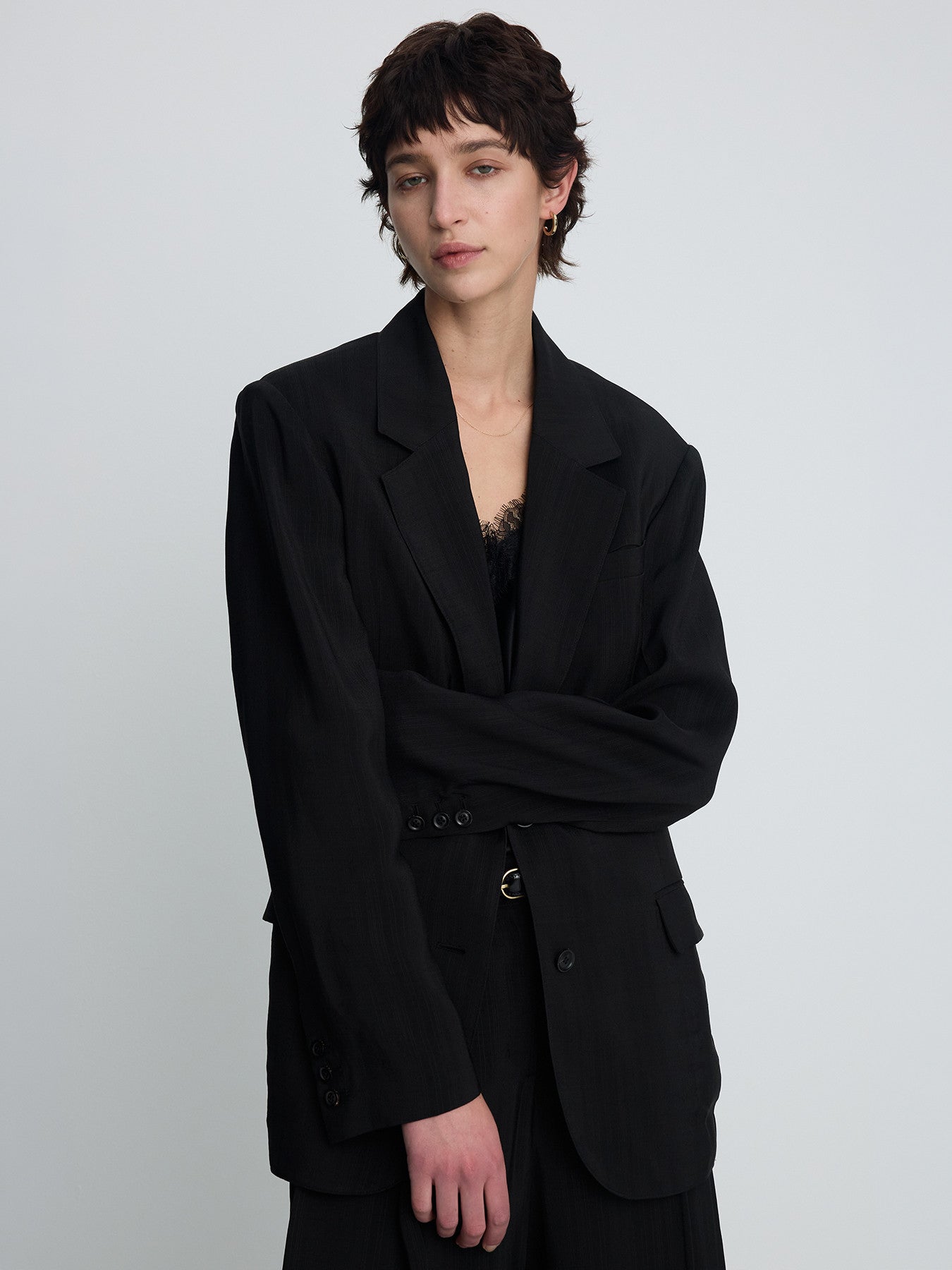 Tonywack - Airy Tailored Jacket (Black) product image 5 | TRAB K-Fashion Australia
