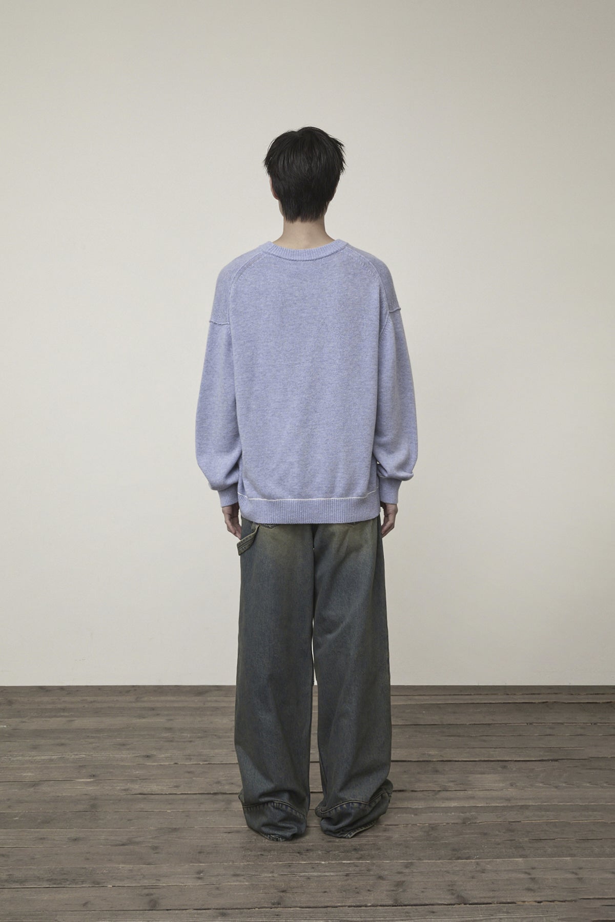 Matin Kim - Western Detail Denim Pants (Blue) product image 7 | TRAB K-Fashion Australia