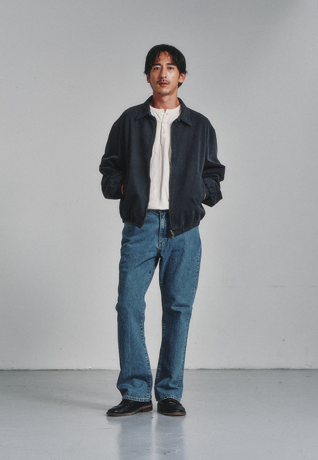 Art if acts - Washed Swing Jacket (Vintage Navy) product image 5 | TRAB K-Fashion Australia