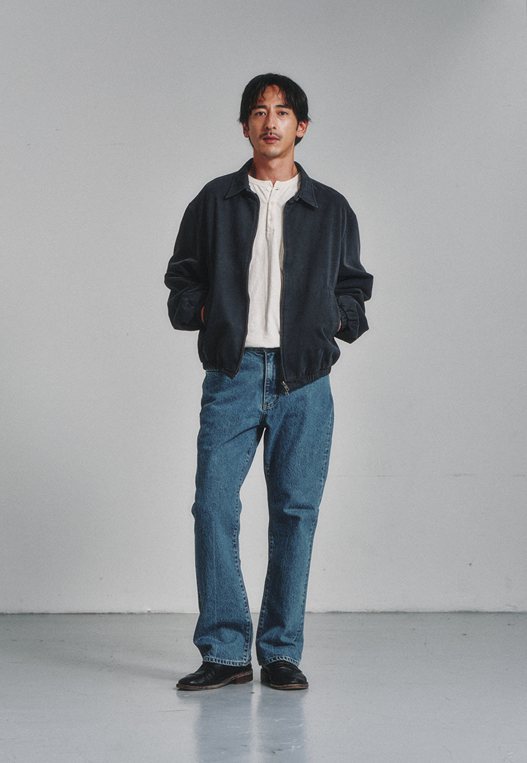 Art if acts - Washed Swing Jacket (Vintage Navy) product image 5 | TRAB K-Fashion Australia