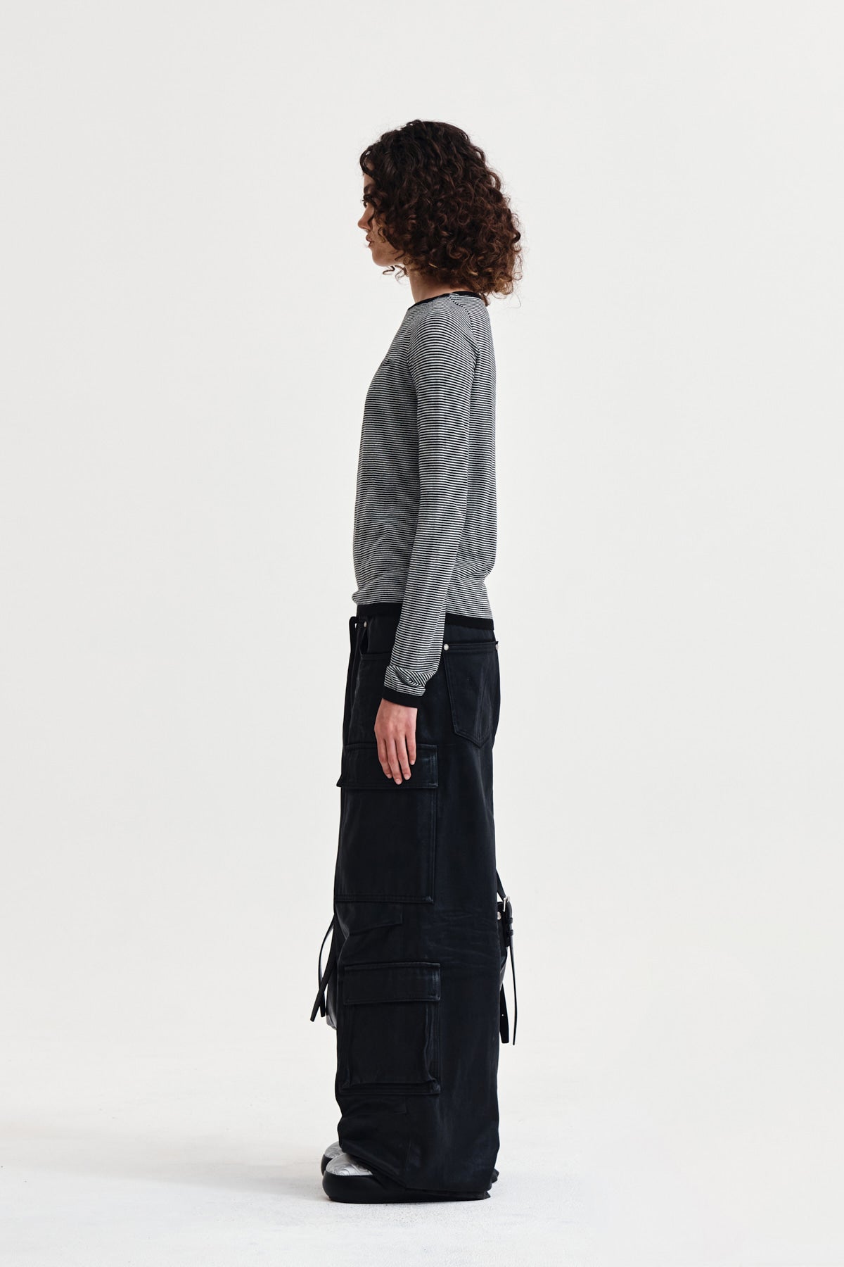 Matin Kim - Essential Boat Neck Knit Top (Black) product image 6 | TRAB K-Fashion Australia
