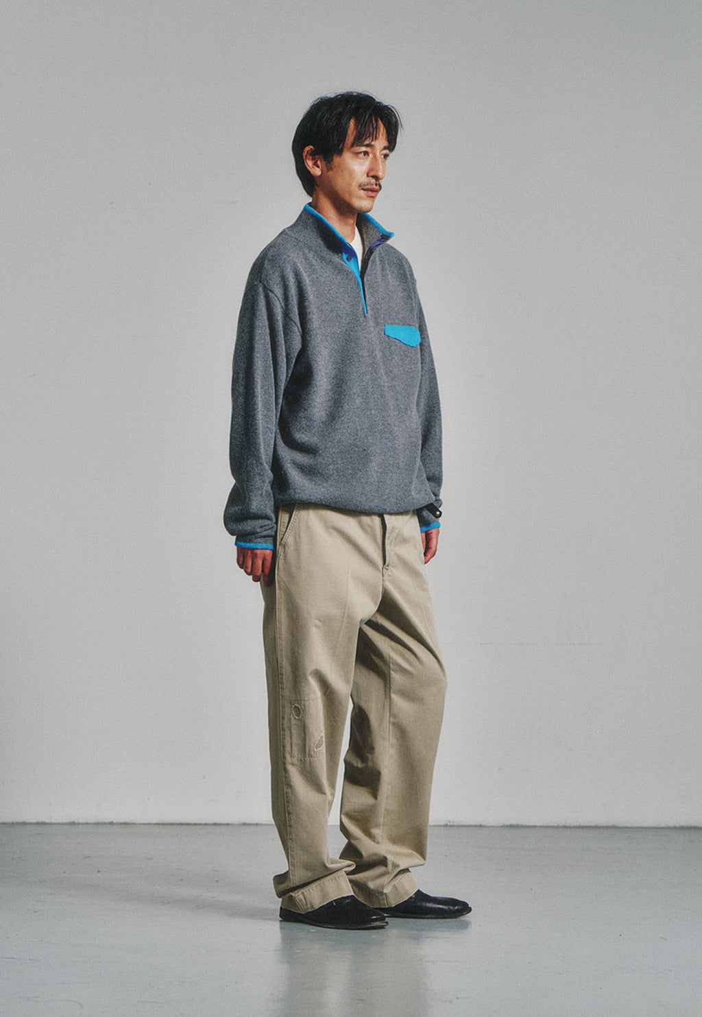 Art if acts - Vintage Pullover Knit (Grey/Ocean) product image 2 | TRAB K-Fashion Australia