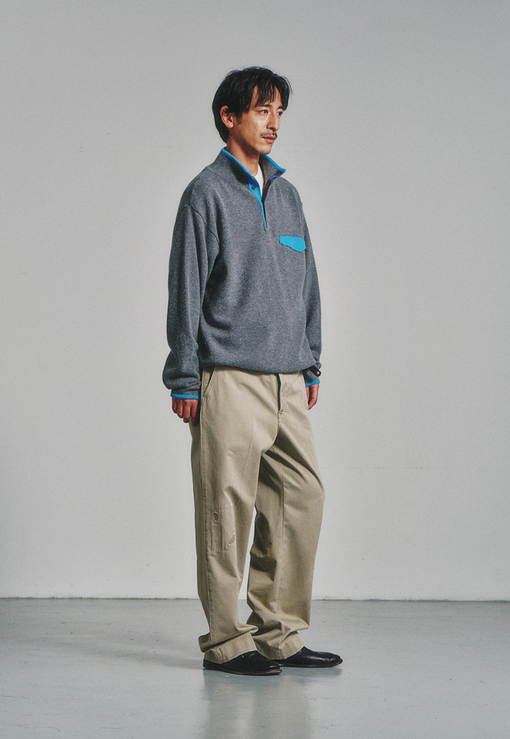 Art if acts - Vintage Pullover Knit (Grey/Ocean) product image 2 | TRAB K-Fashion Australia