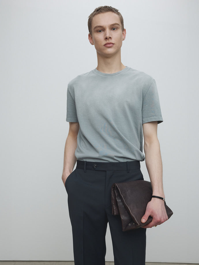 Tonywack - Signature Garment Dyed T-Shirt (Glacier Grey) product image 3 | TRAB K-Fashion Australia