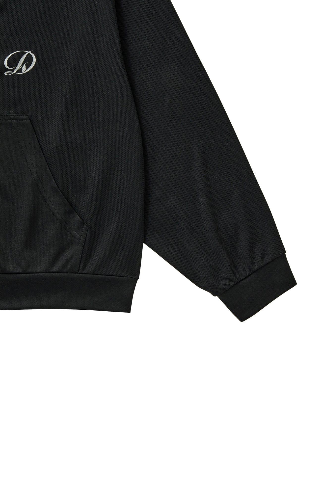 Deinet - Cool Mesh Hooded Zip Up (Black) product image 5 | TRAB K-Fashion Australia