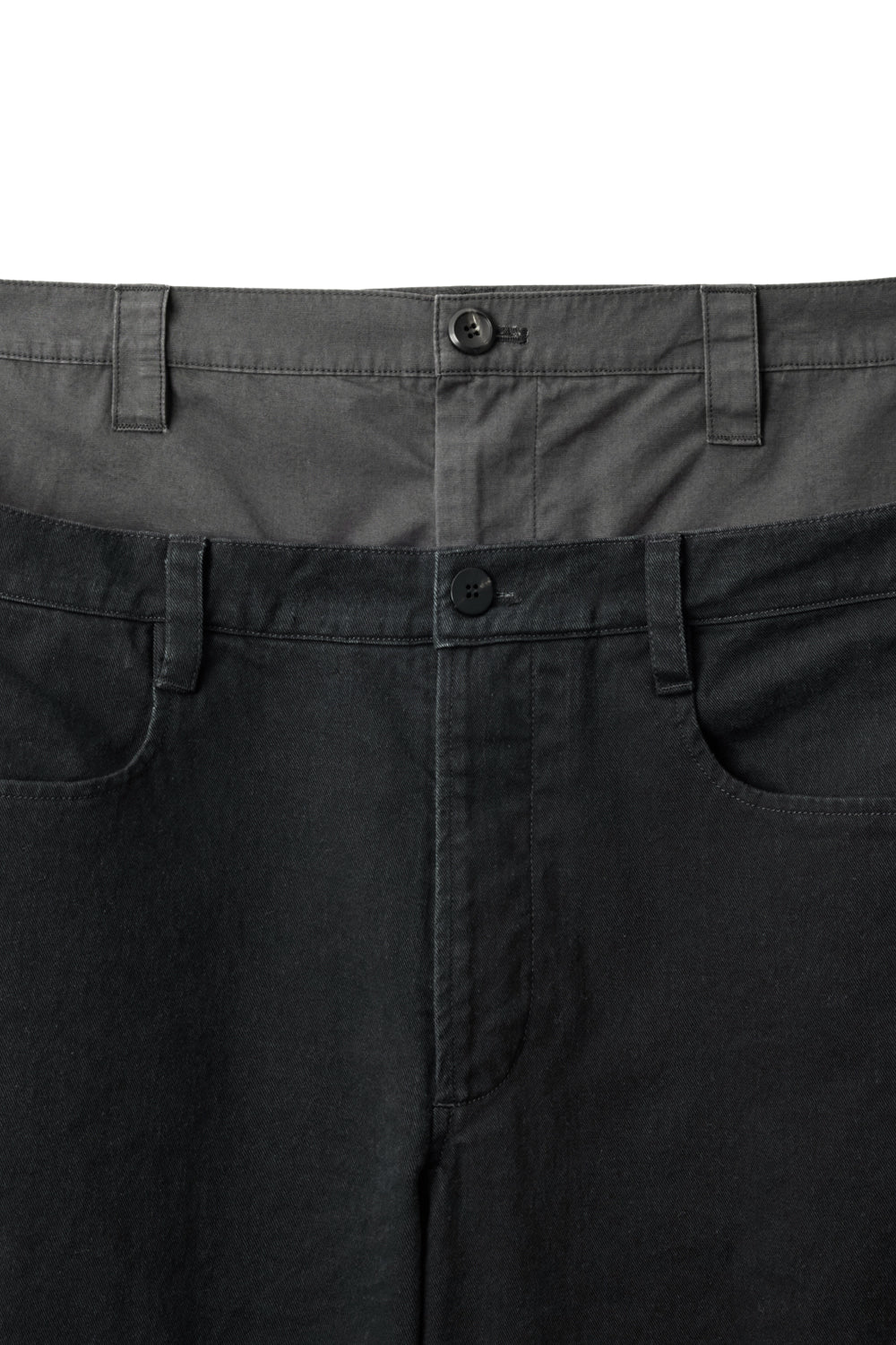 Hatchingroom - Double Waist Pants (Black) product image 3 | TRAB K-Fashion Australia