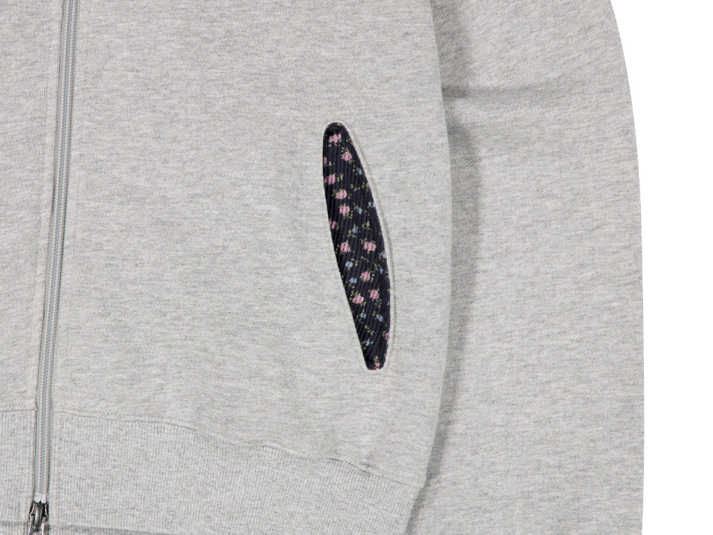 Coyseio - Flower Point Zip-Up Hoodie (Melange Grey) product image 17 | TRAB K-Fashion Australia