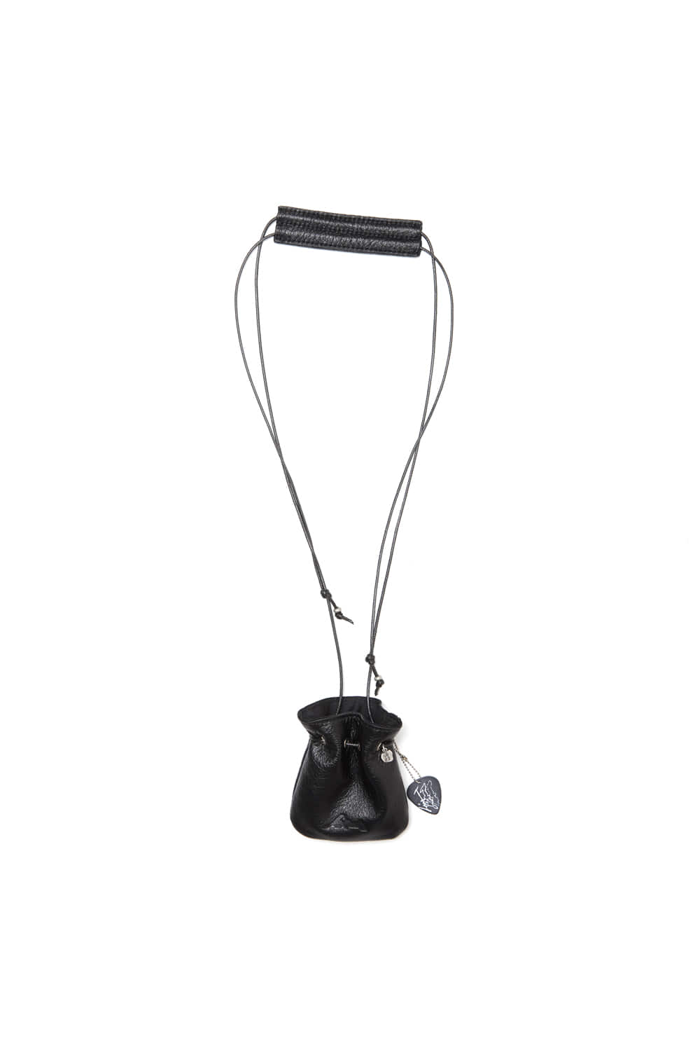 Hatchingroom - Shirakami Woods Leather Pick Pouch (Black) product image 1 | TRAB K-Fashion Australia