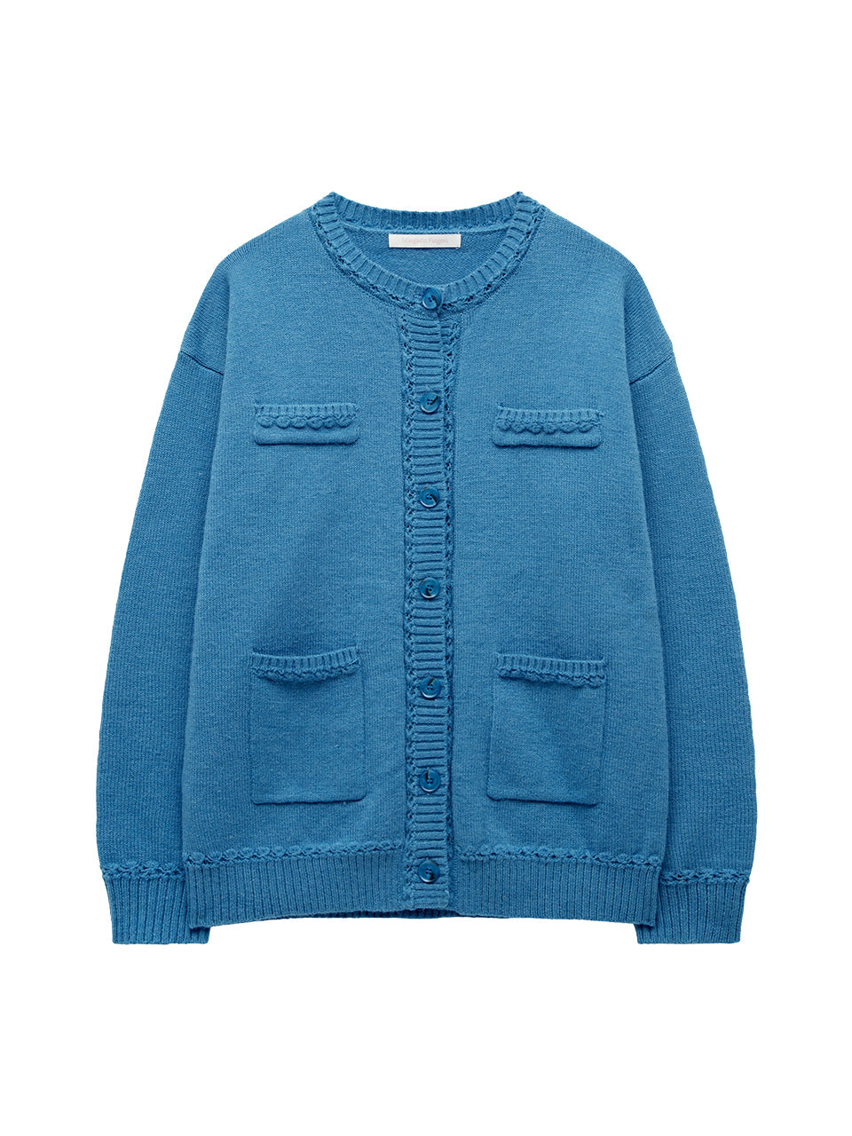 Margarin Fingers - Pocket Loose Cardigan (Blue) product image 2 | TRAB K-Fashion Australia