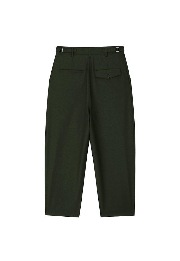 Art if acts - Wool Side Two Tuck Pants (Khaki) product image 7 | TRAB K-Fashion Australia