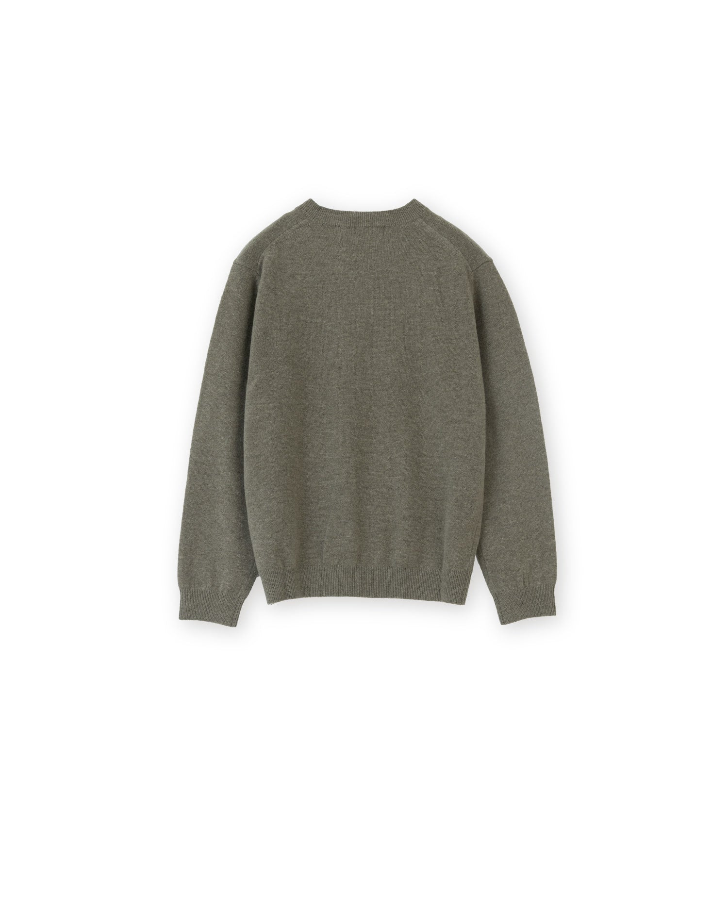 Brownyard - Extra Super Fine V Neck Knit (Olive Grey) product image 6 | TRAB K-Fashion Australia