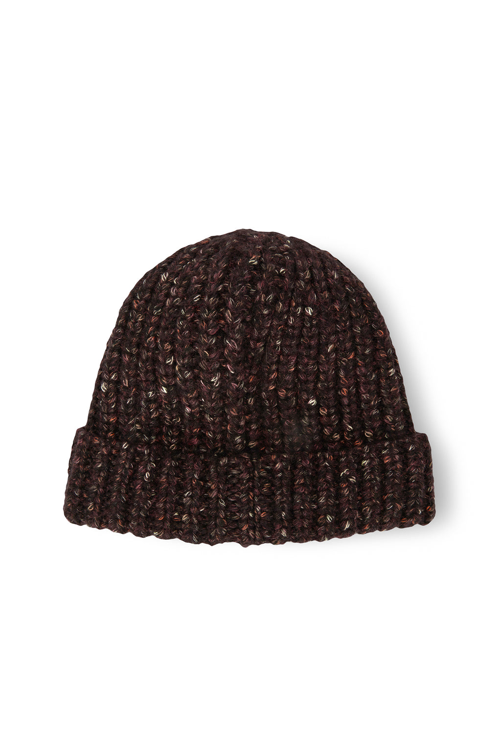 Matin Kim - Matin Mixed Yarn Beanie (Burgundy) product image 2 | TRAB K-Fashion Australia