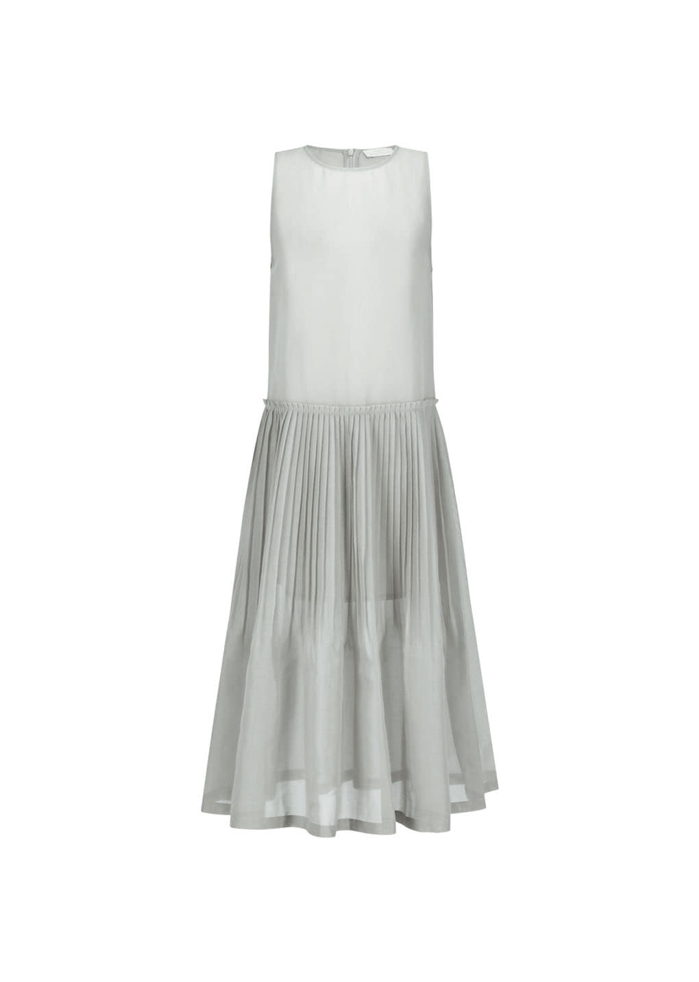 Amomento - Pleated Sleeveless Dress (Grey) product image 5 | TRAB K-Fashion Australia