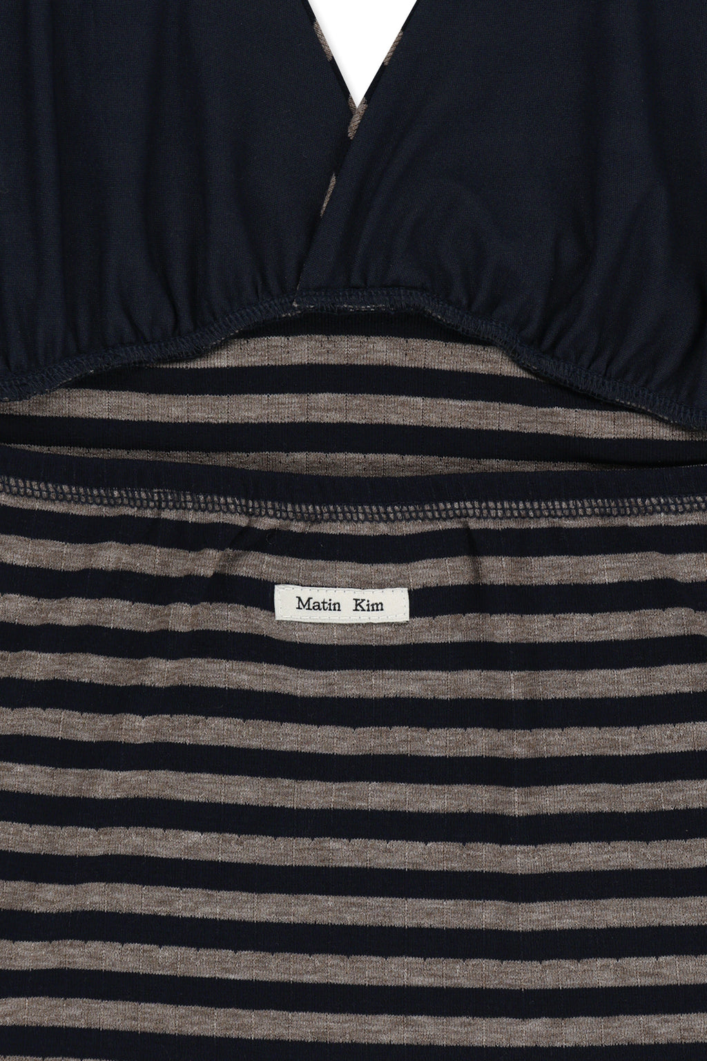 Matin Kim - Striped Halter Neck Top (Navy) product image 5 | TRAB K-Fashion Australia