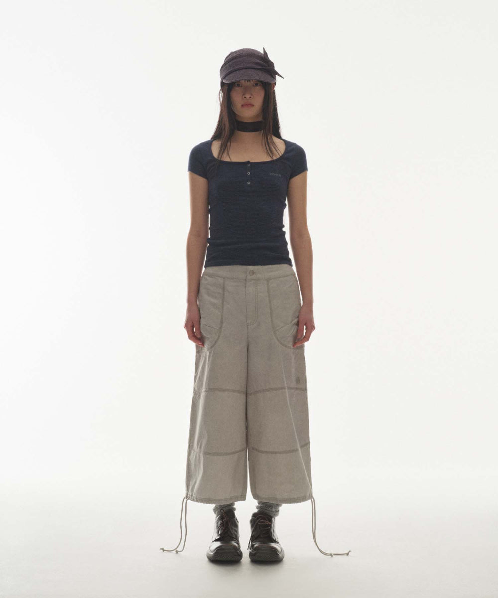 Coyseio - Ribbon Tie Cap (Charcoal) product image 5 | TRAB K-Fashion Australia