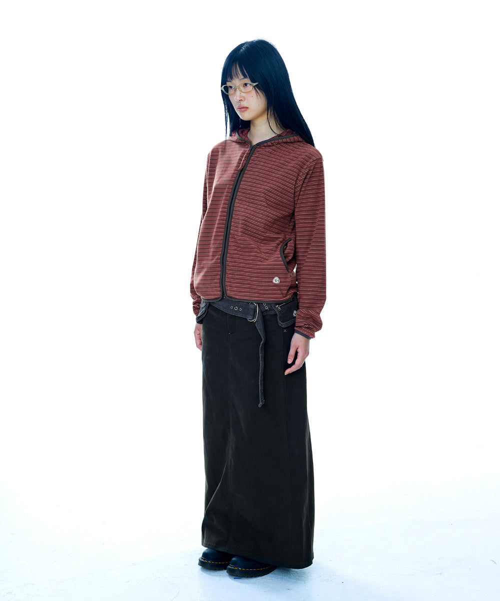 Coyseio - Waist Panel Skirt Warm (Grey) product image 16 | TRAB K-Fashion Australia