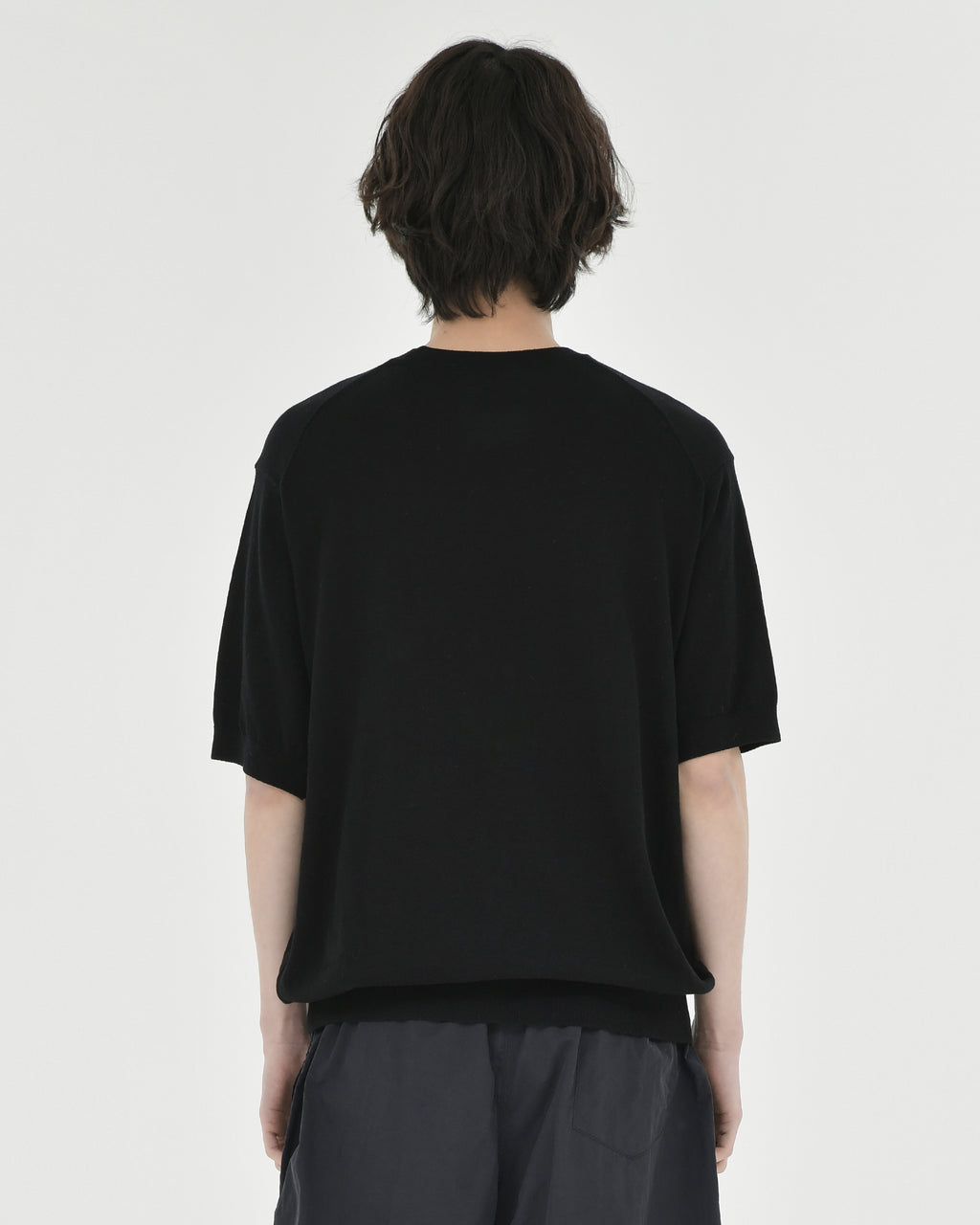 Brownyard - Supima Cotton Half Knit (Black) product image 2 | TRAB K-Fashion Australia