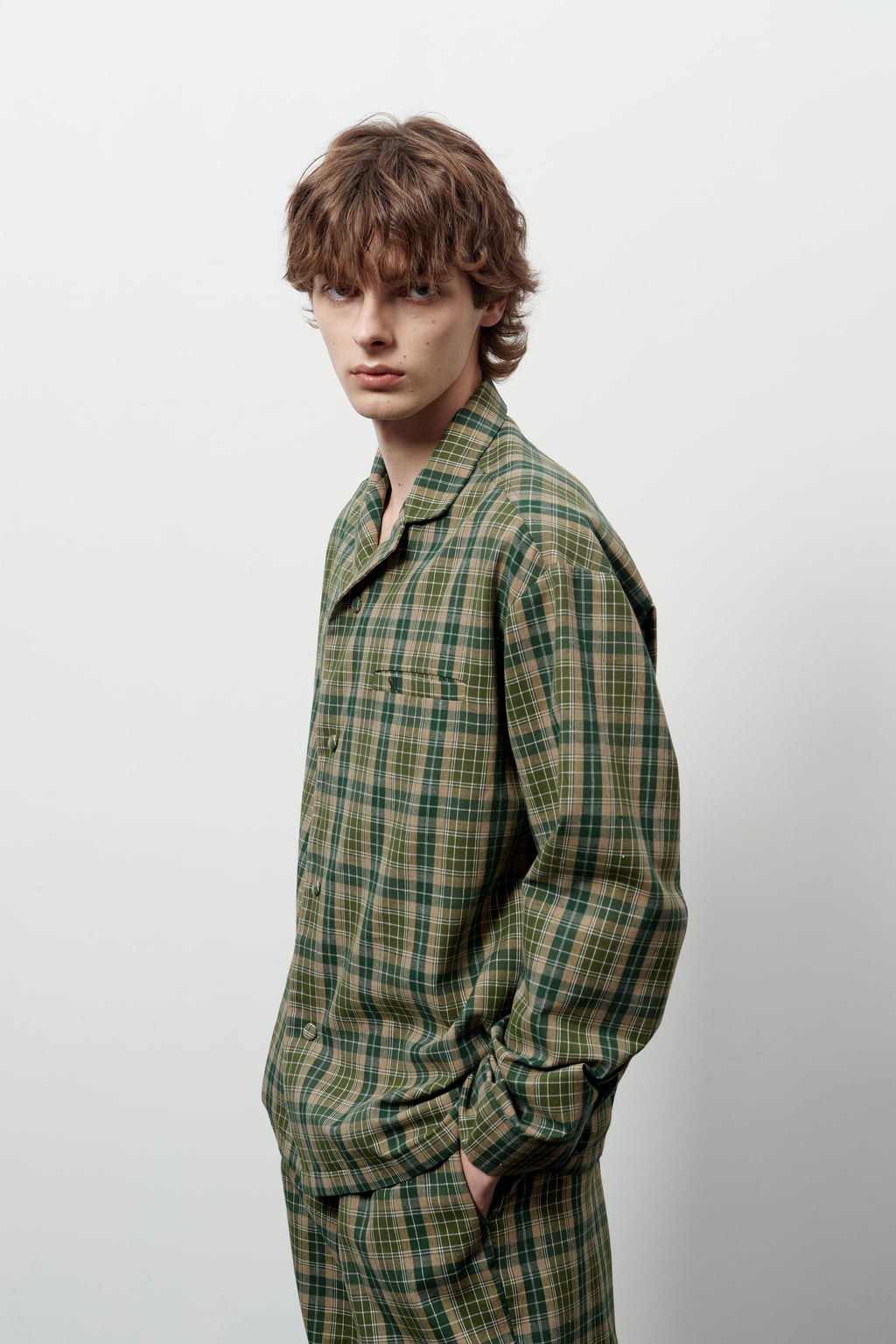 Stu - Check Pajama Set (Green) product image 10 | TRAB K-Fashion Australia