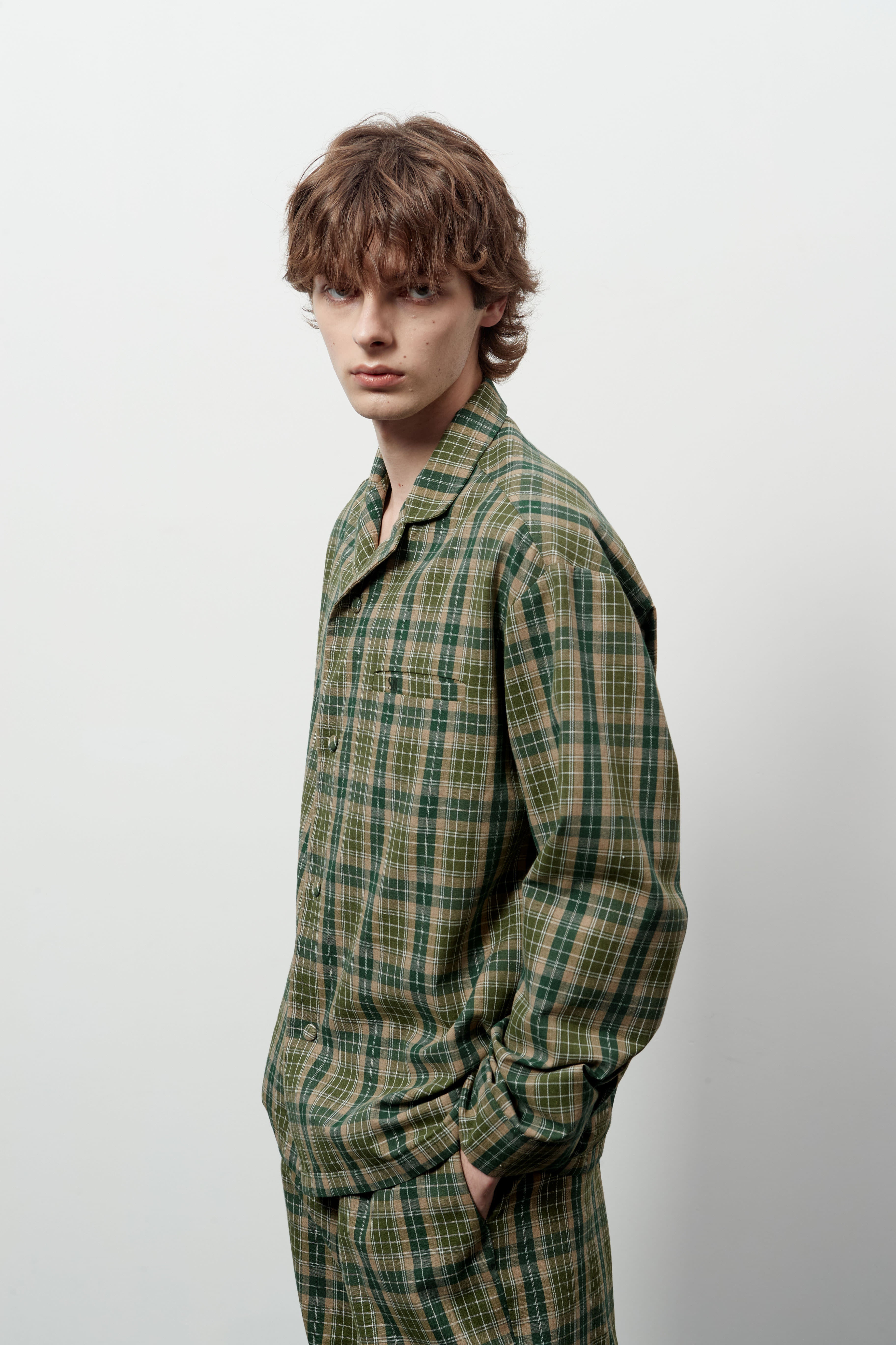 Stu - Check Pajama Set (Green) product image 10 | TRAB K-Fashion Australia
