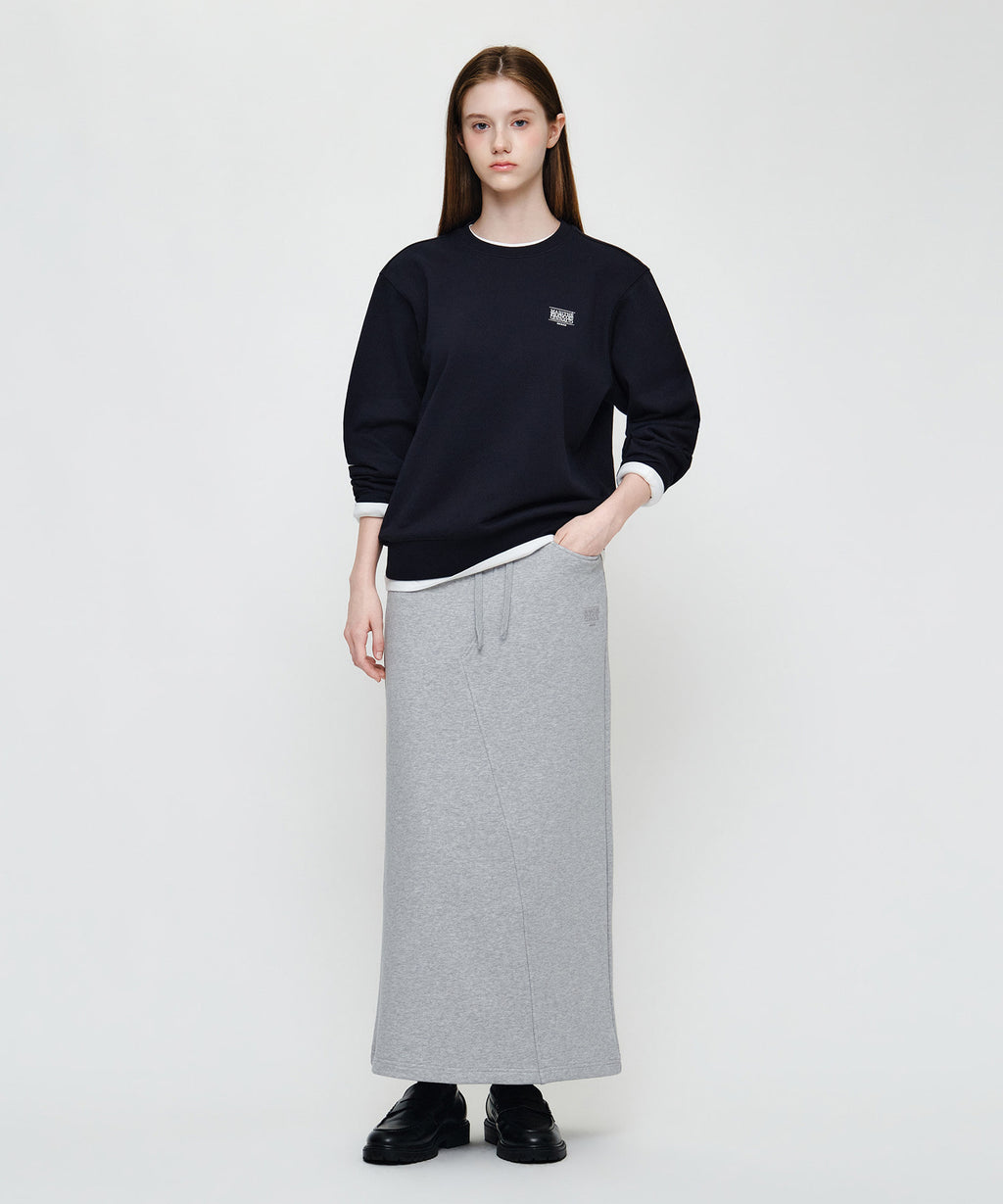 Marithe & Francois Girbaud - Small Classic Logo Embroidery Sweatshirt (Navy) product image 4 | TRAB K-Fashion Australia