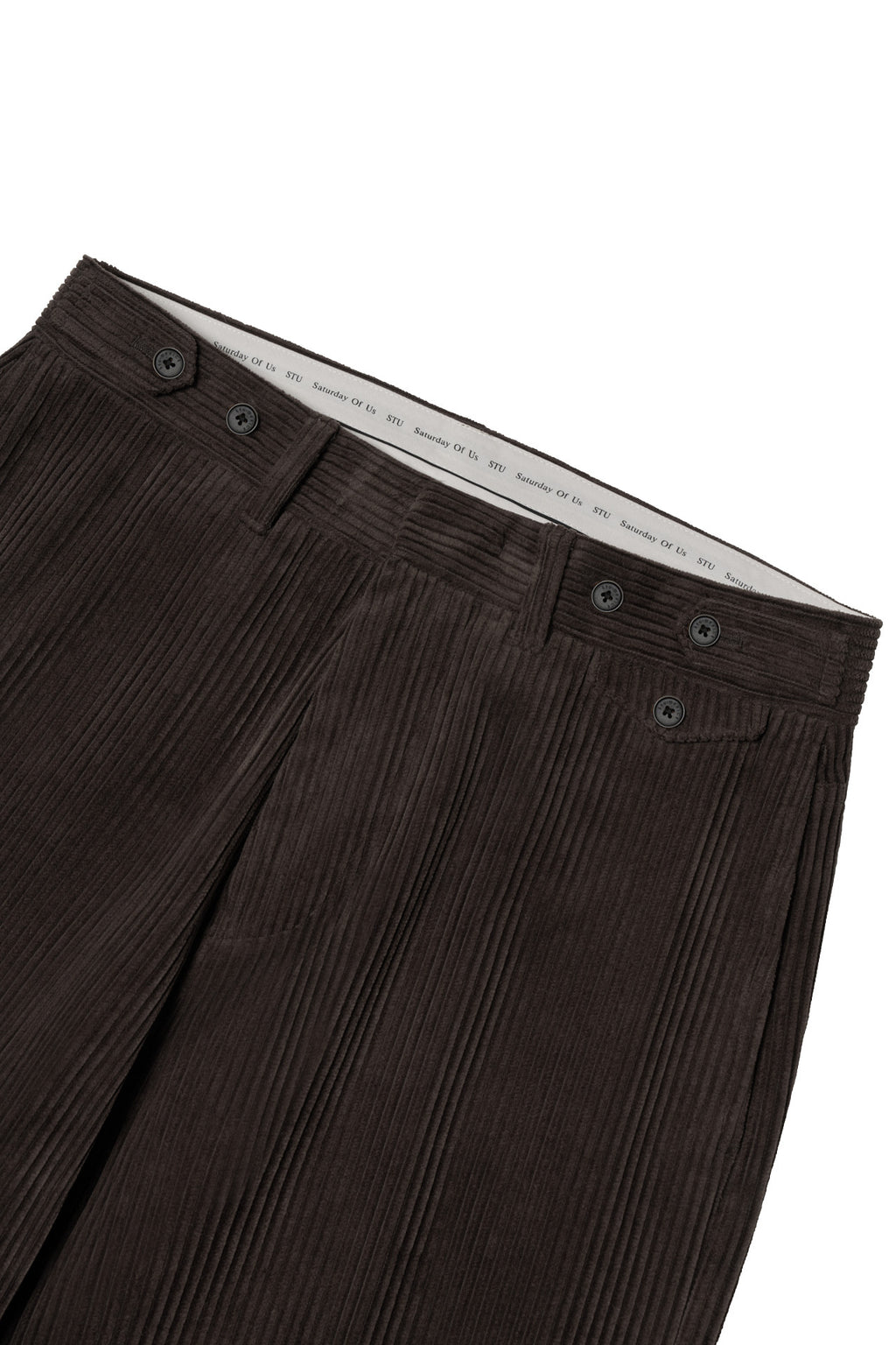 STU - Waist Strap Pants In Dark (Brown) product image 11 | TRAB K-Fashion Australia