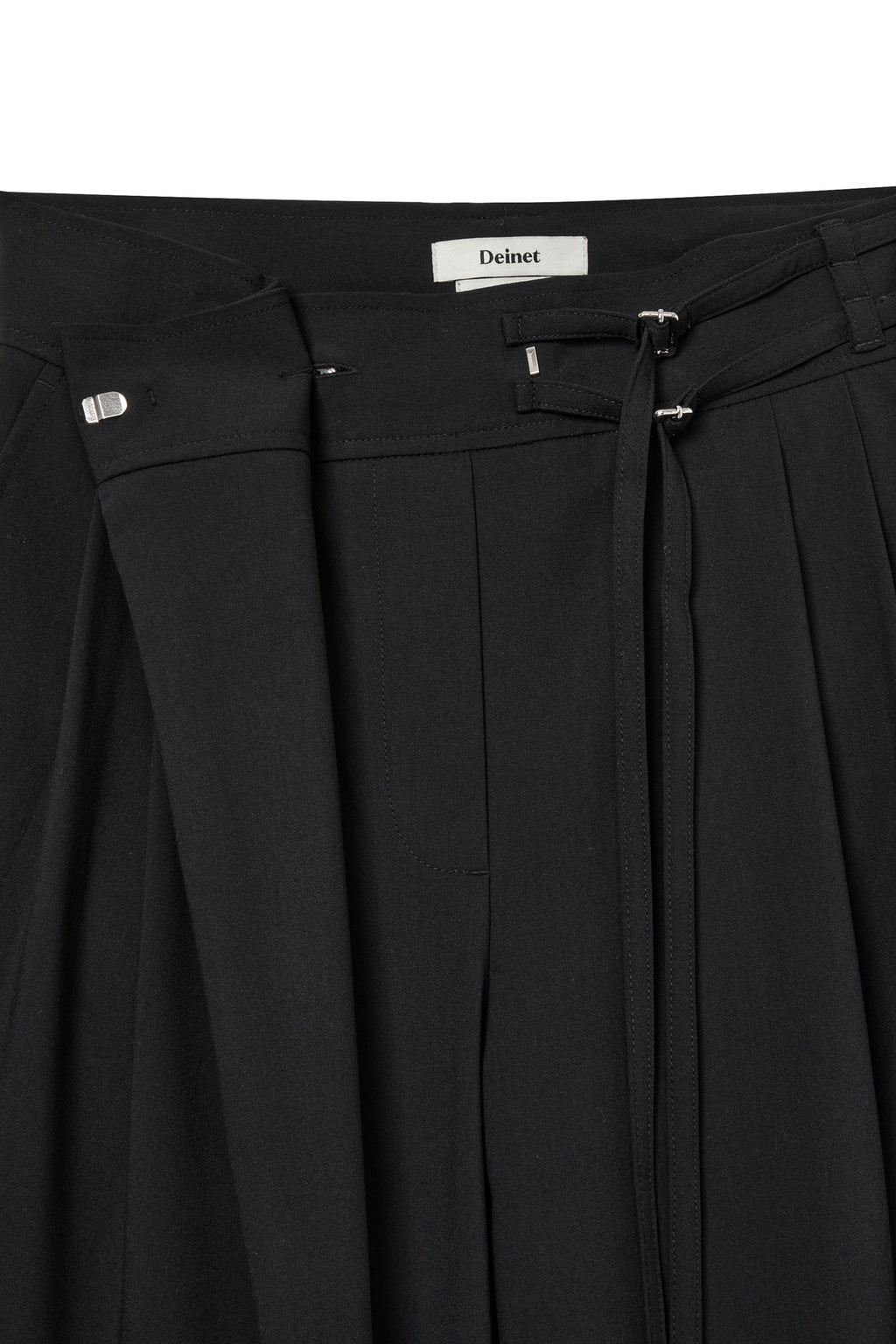 Deinet - Belted Wrap Trousers (Black) product image 5 | TRAB K-Fashion Australia