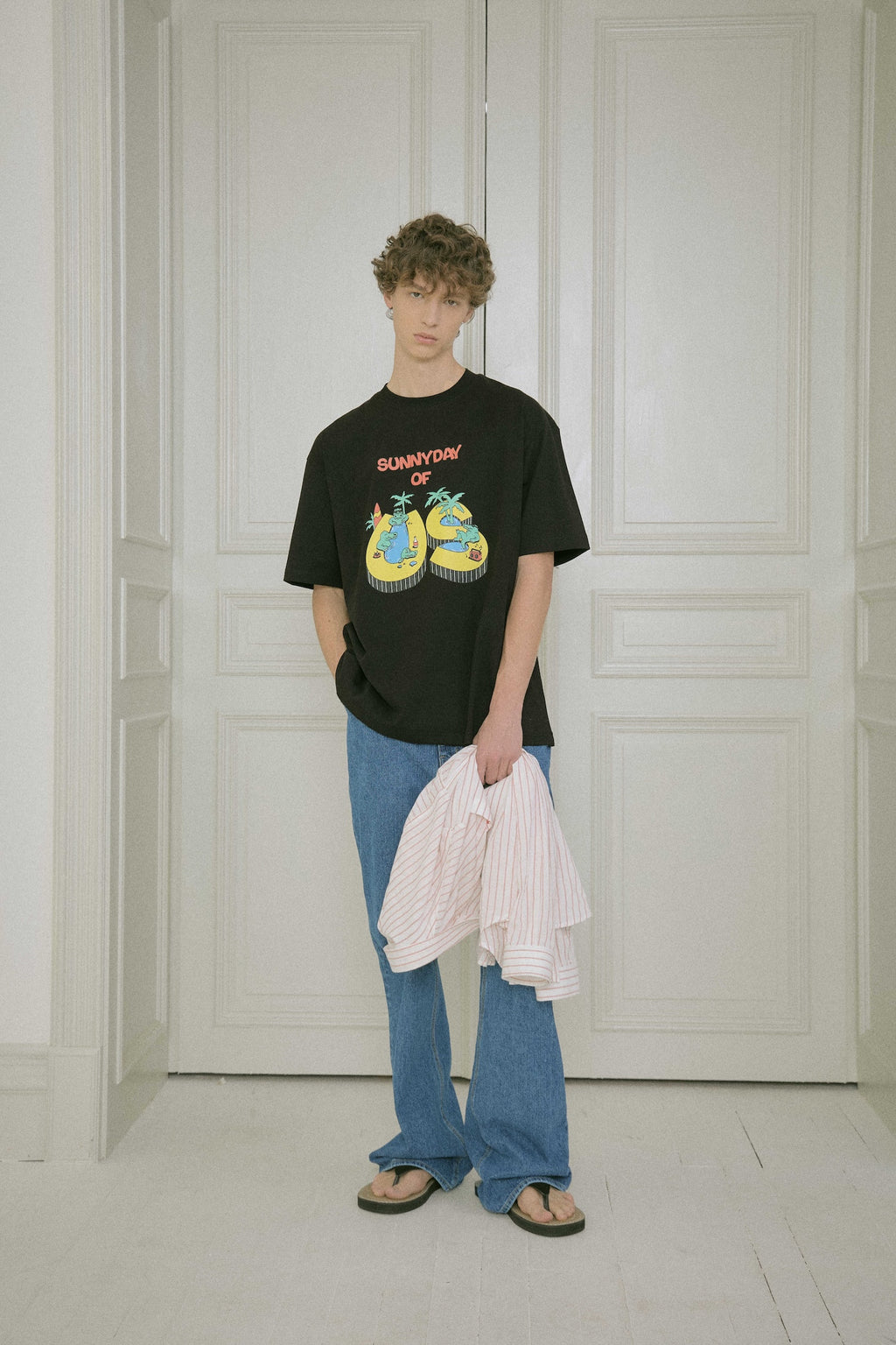 STU - Us Printing T-Shirt (Black) product image 10 | TRAB K-Fashion Australia