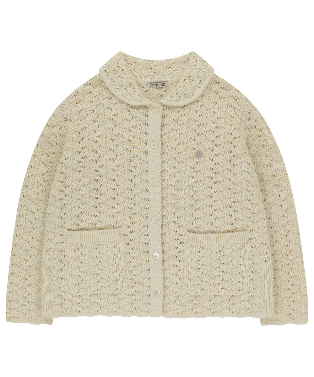 Coyseio - Wave Knit Cardigan (Ivory) product image 11 | TRAB K-Fashion Australia