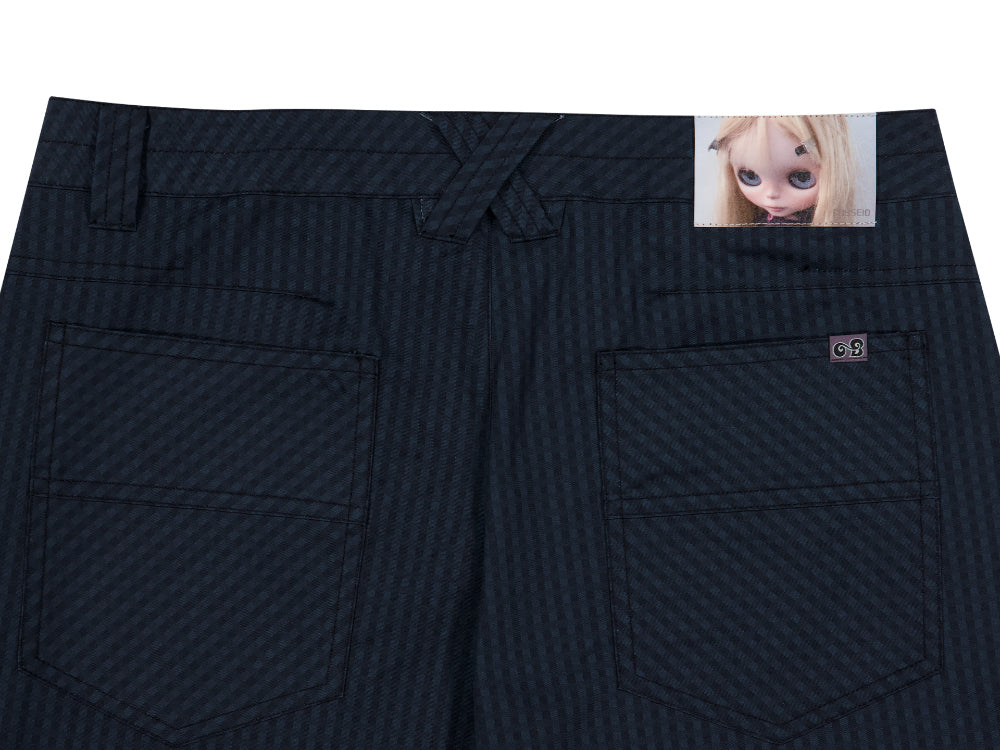 Coyseio - Coyseio X Blythe Check Boot Cut Pants (Navy) product image 9 | TRAB K-Fashion Australia