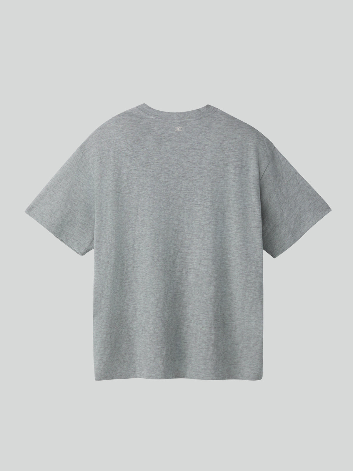 Recto - Pocket T-Shirt (Melange Grey) product image 2 | TRAB K-Fashion Australia