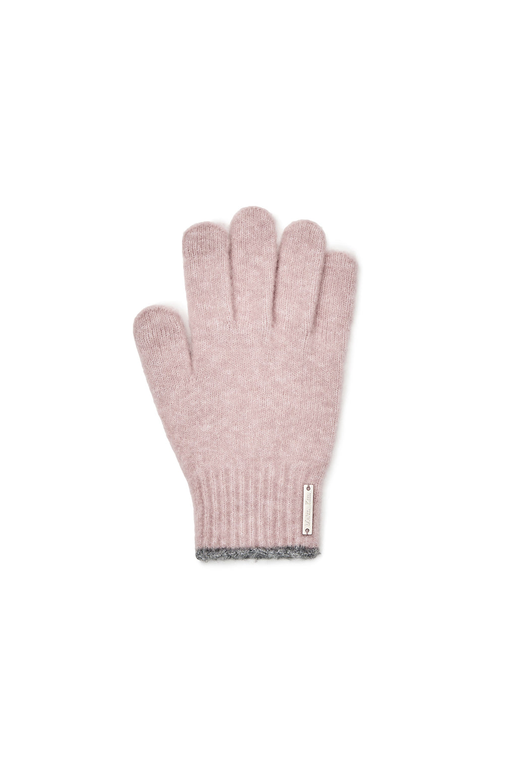 Matin Kim - Boucle Knit Gloves (Pink) product image 6 | TRAB K-Fashion Australia